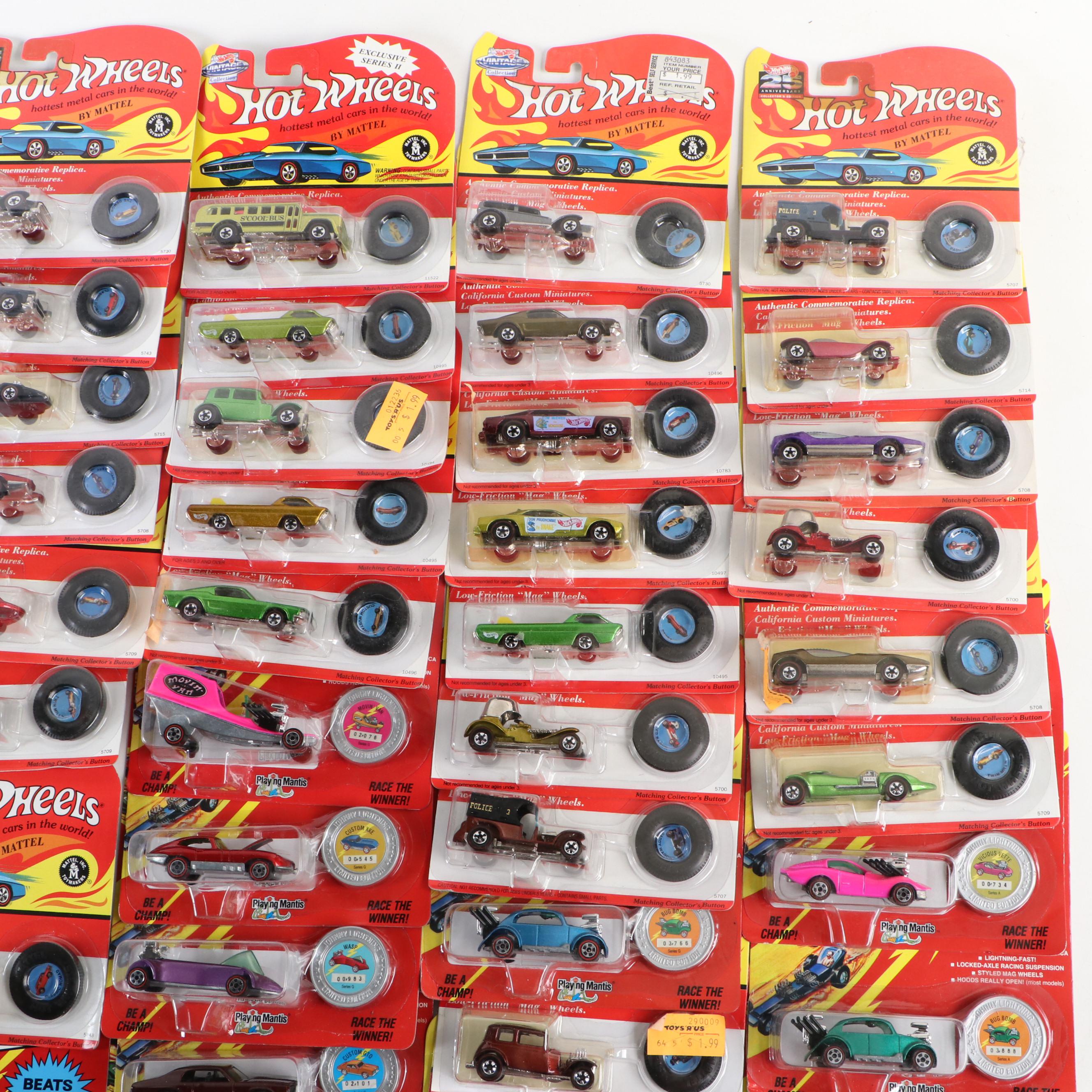 Hot Wheels and Johnny Lightning Diecast Toy Cars, Late 20th Century