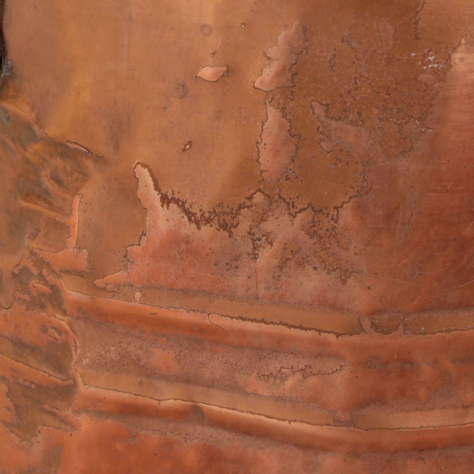 Tin Lined Copper Boiler Wash Tub With Wood Handles
