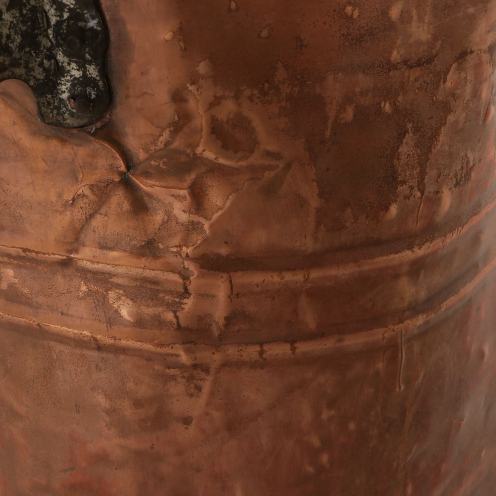 Tin Lined Copper Boiler Wash Tub With Wood Handles