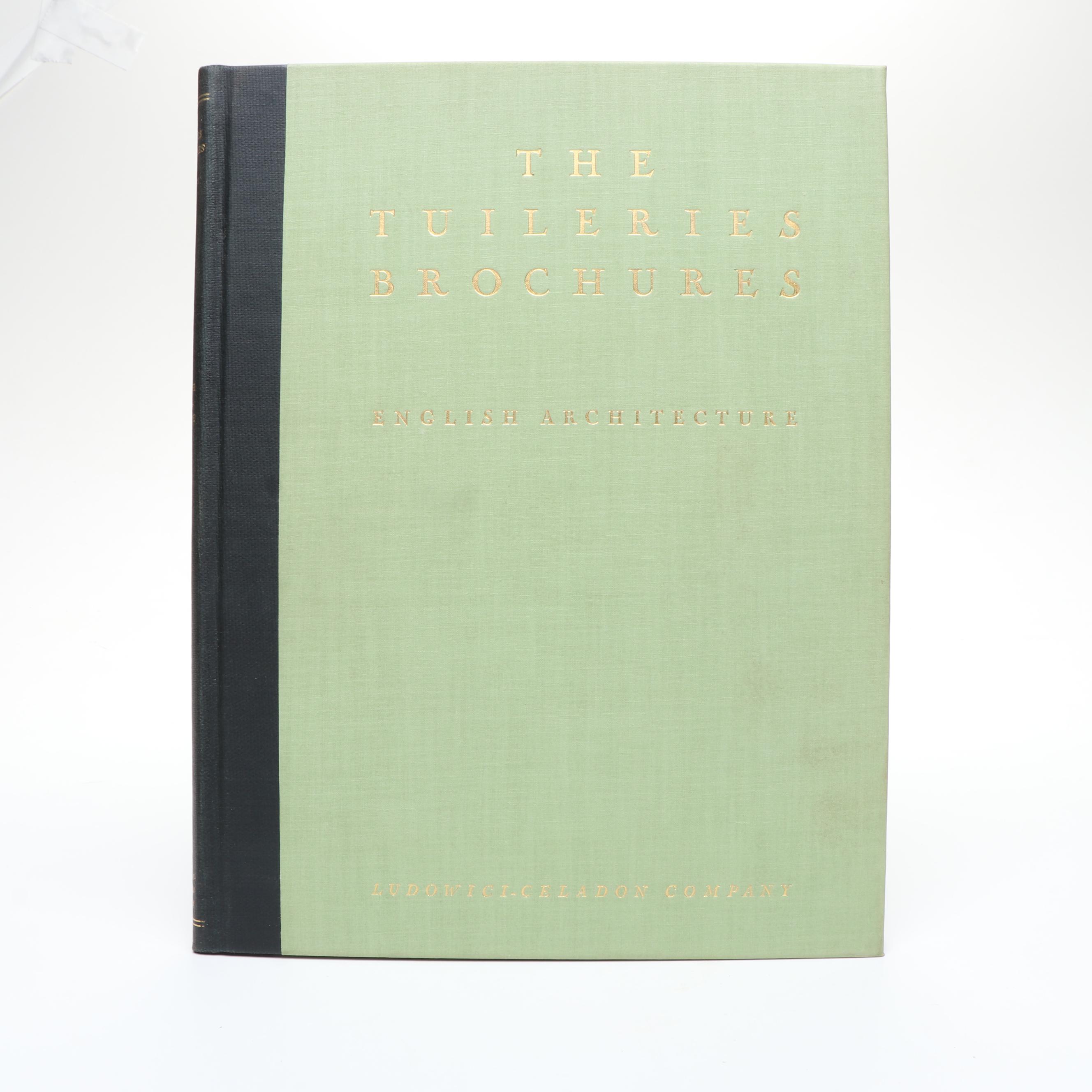 European Architecture Monographs "The Tuileries Brochures" Four-Volume Set