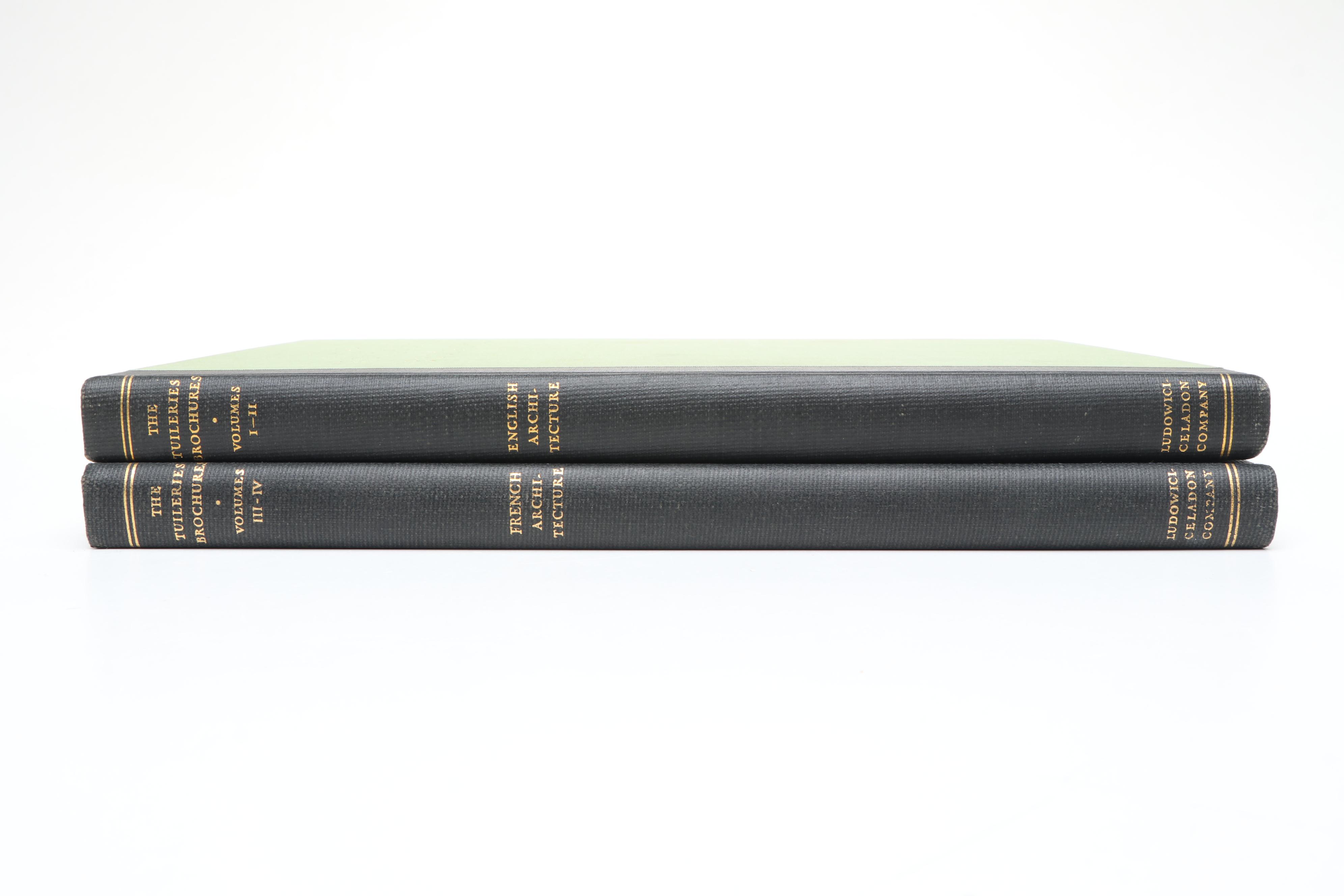 European Architecture Monographs "The Tuileries Brochures" Four-Volume Set