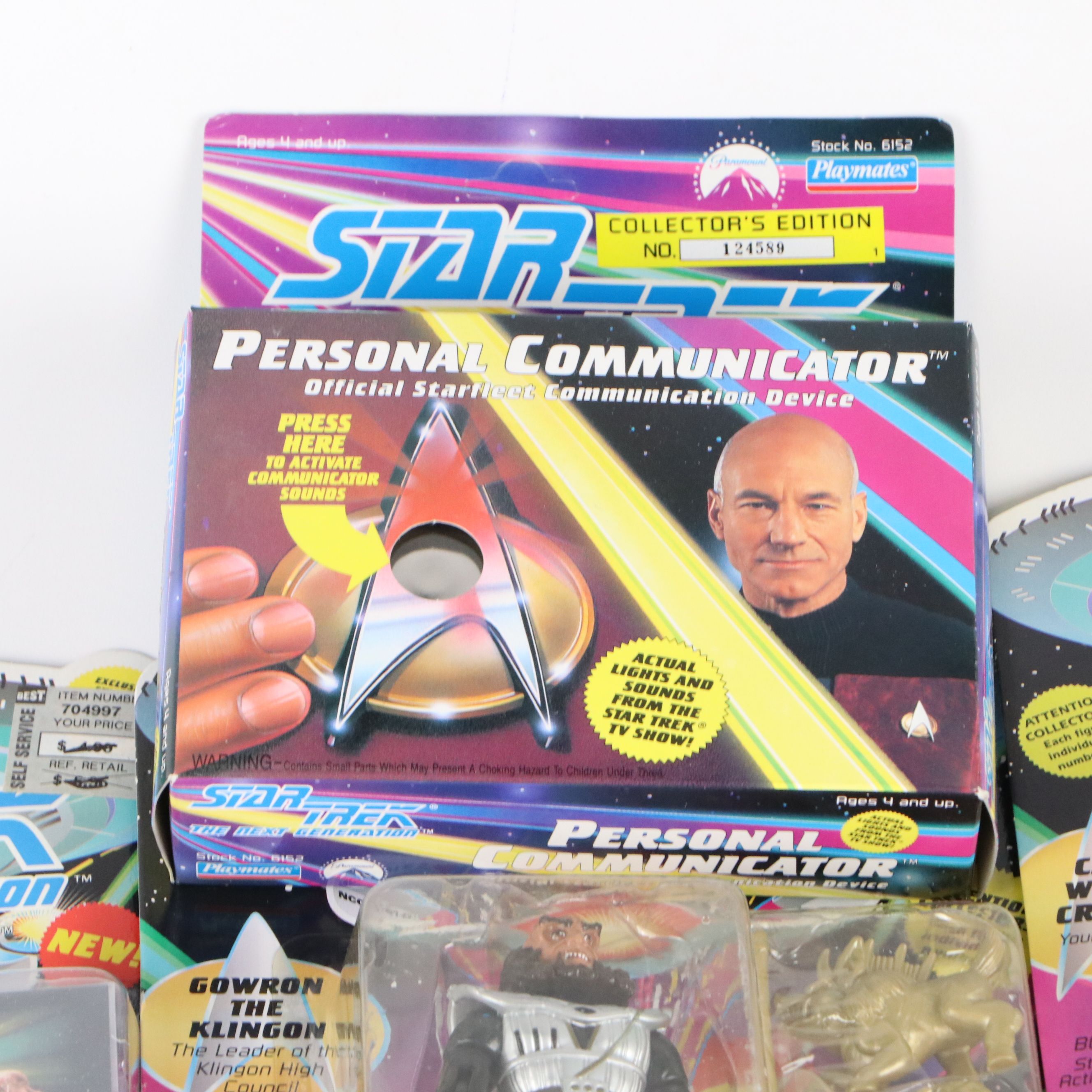 Star Trek: the Next Generation Action Figures in Original Packaging, 1990s