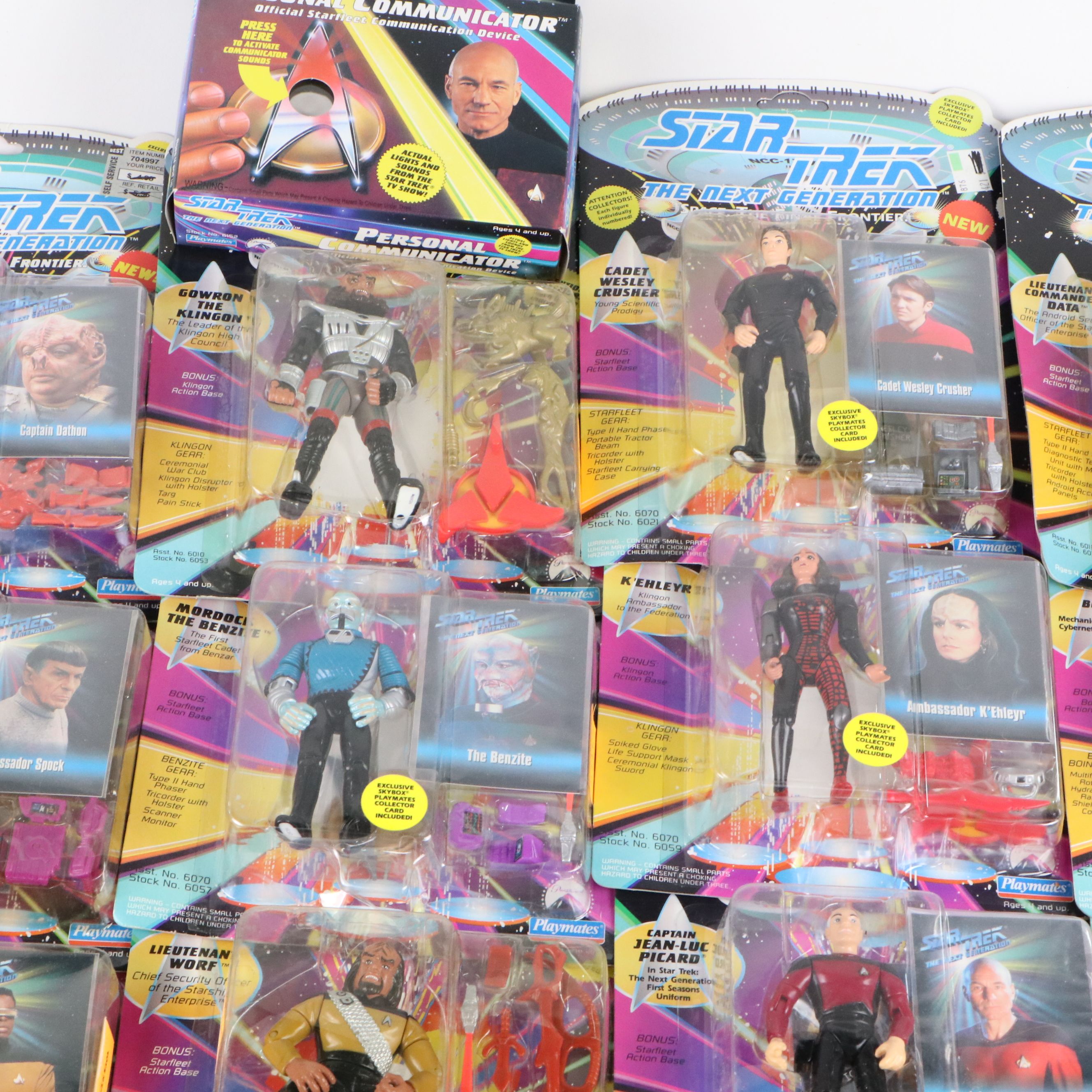 Star Trek: the Next Generation Action Figures in Original Packaging, 1990s
