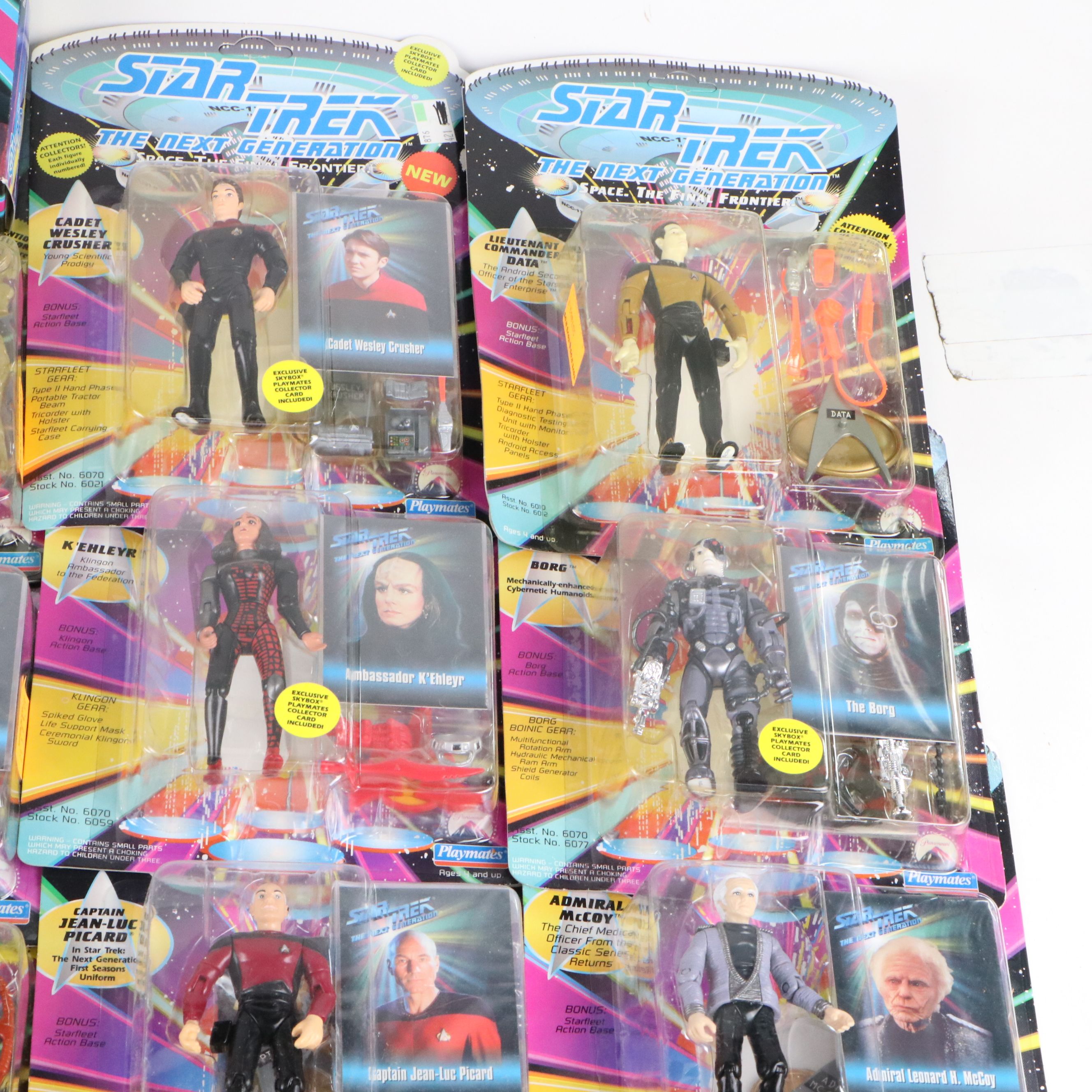 Star Trek: the Next Generation Action Figures in Original Packaging, 1990s