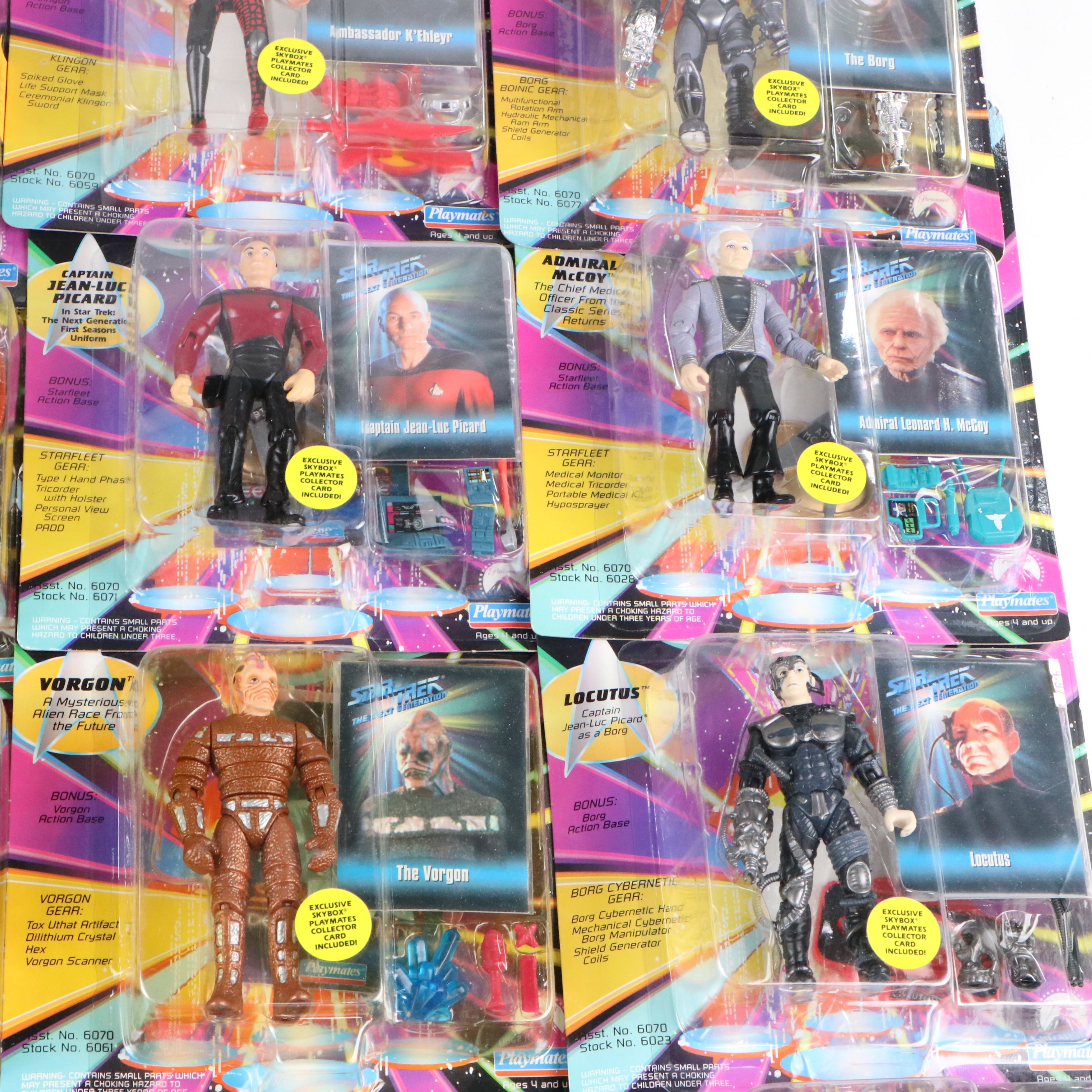 Star Trek: the Next Generation Action Figures in Original Packaging, 1990s