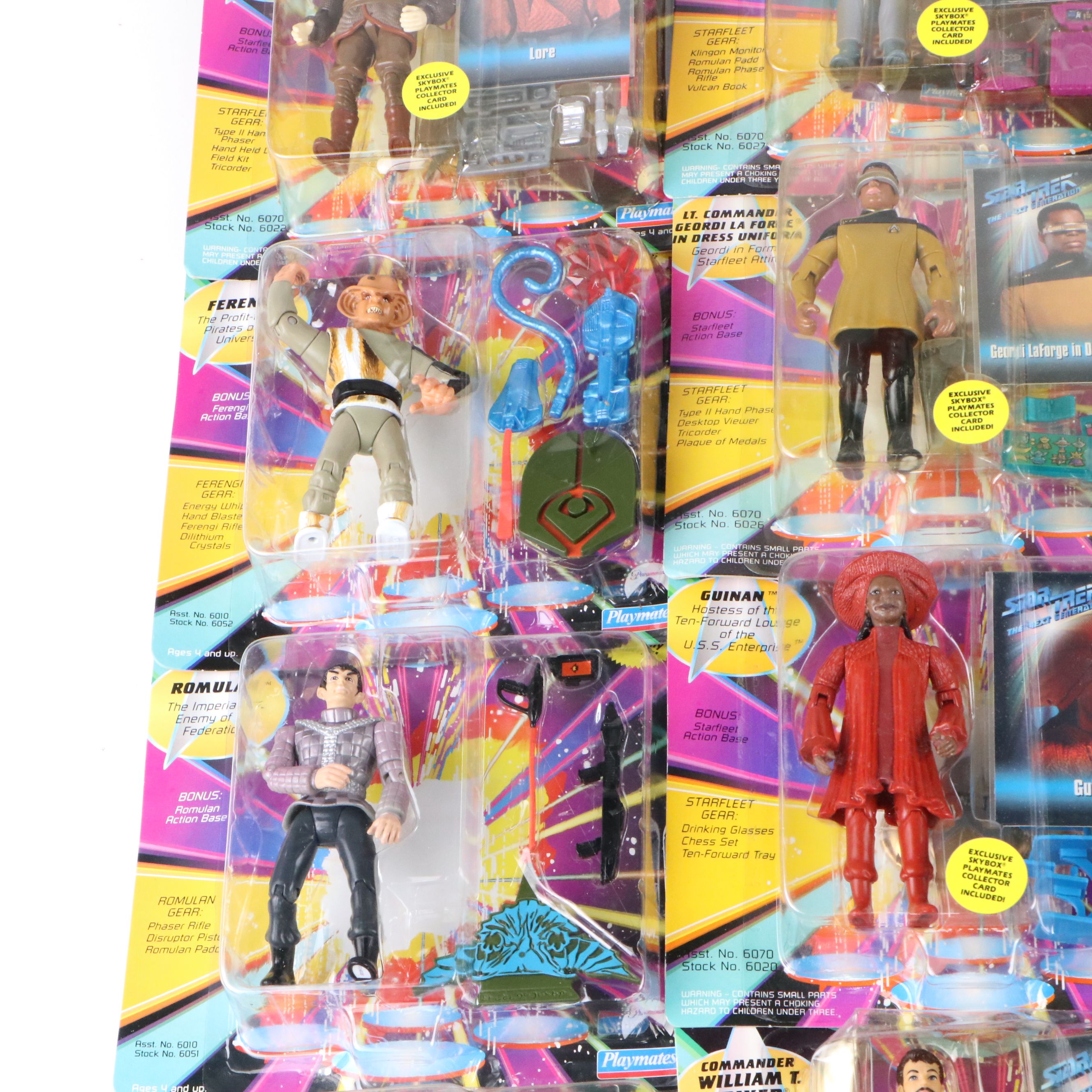 Star Trek: the Next Generation Action Figures in Original Packaging, 1990s