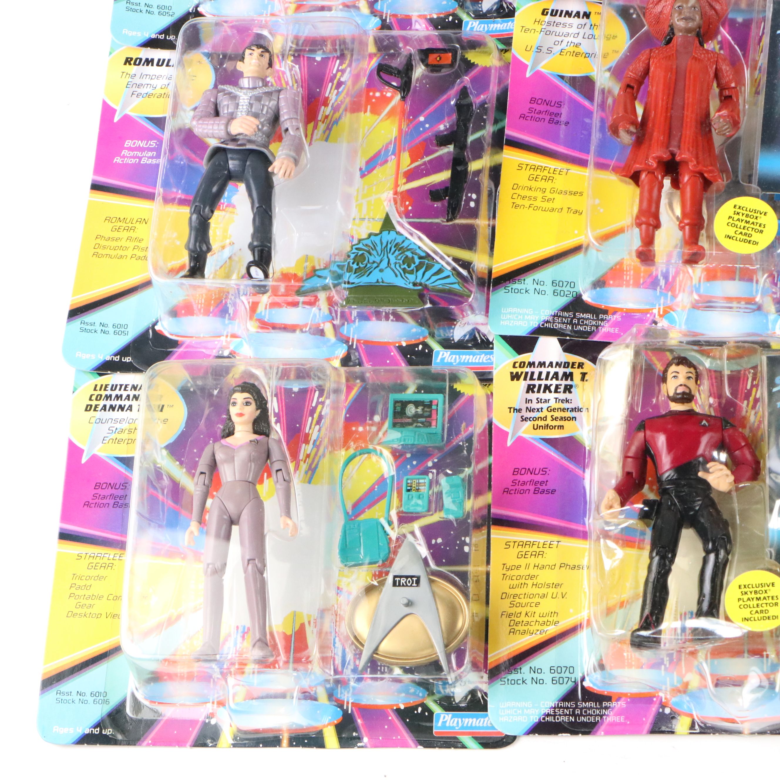 Star Trek: the Next Generation Action Figures in Original Packaging, 1990s