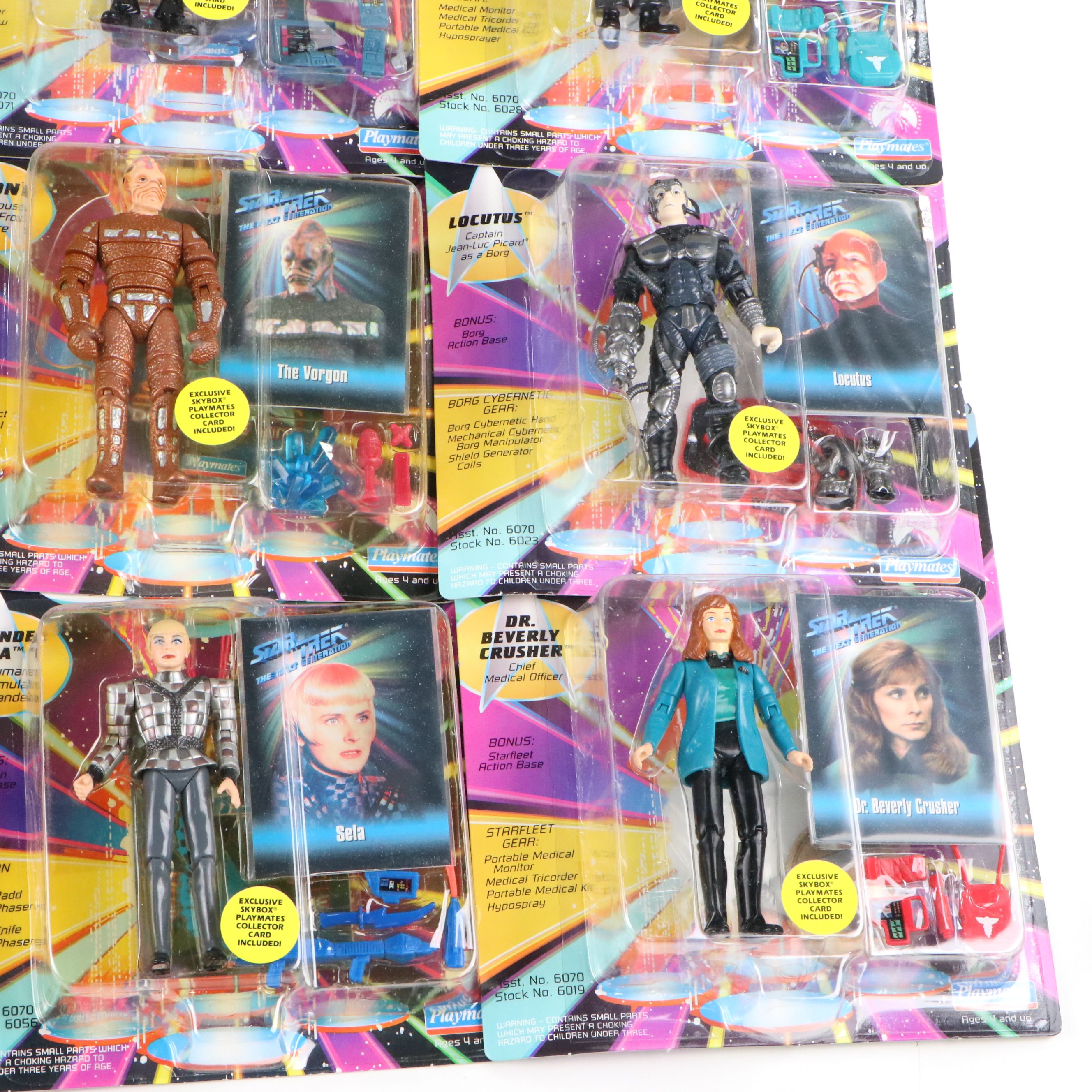 Star Trek: the Next Generation Action Figures in Original Packaging, 1990s