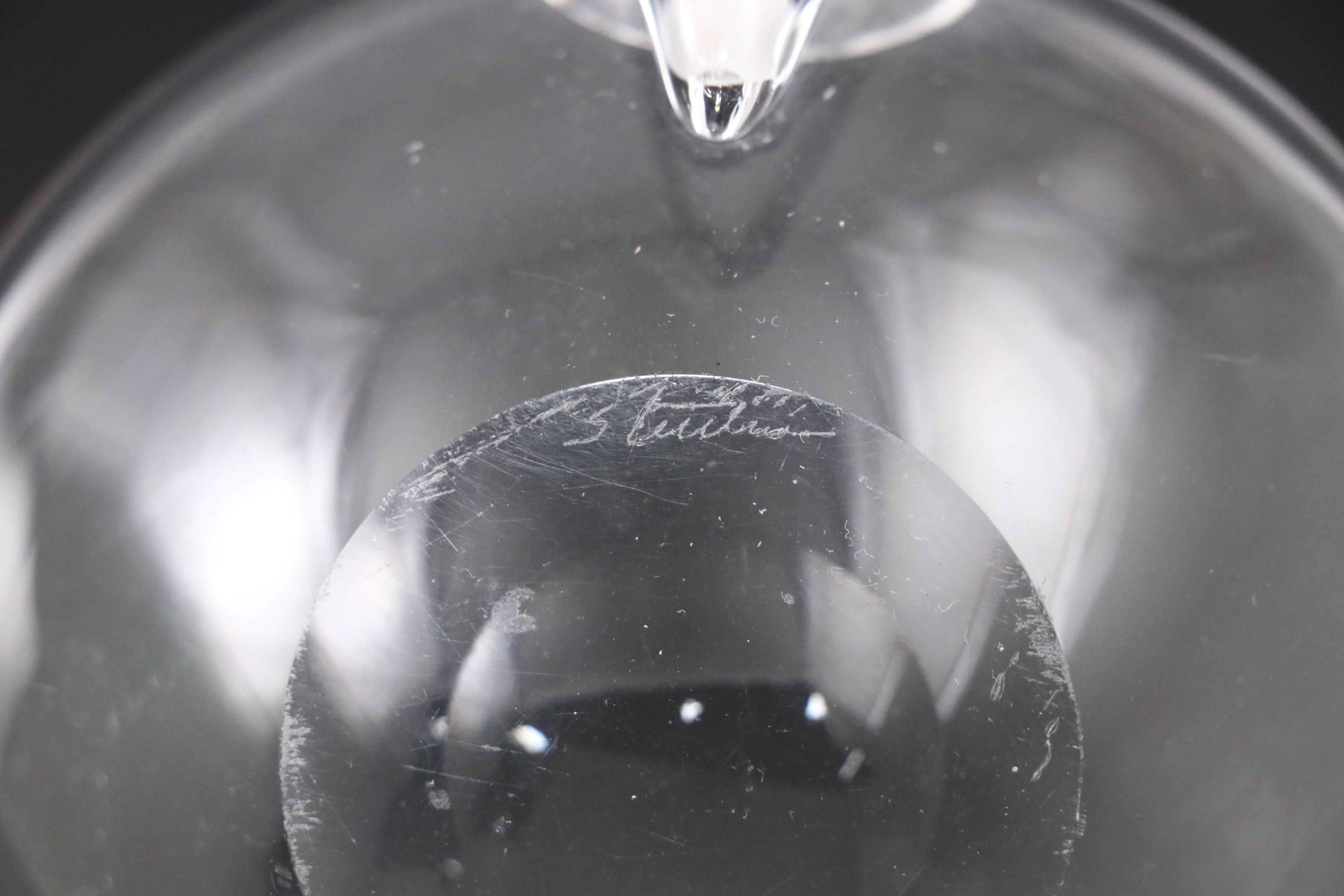 Sascha Brastoff Handmade Gilt Ceramic Vessels with Steuben Crystal Ashtray