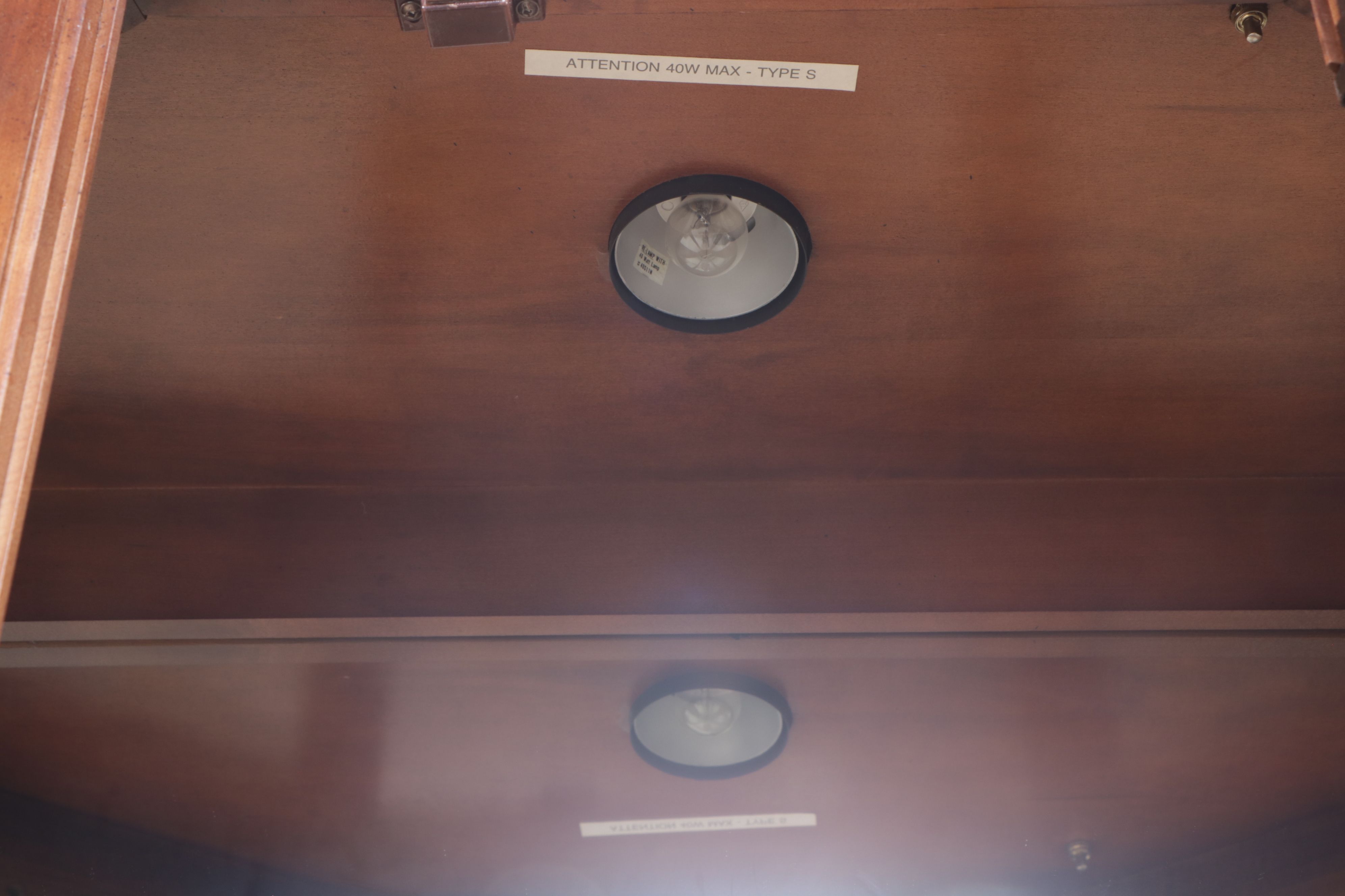 Broyhill Illuminated Wooden Display Cabinet