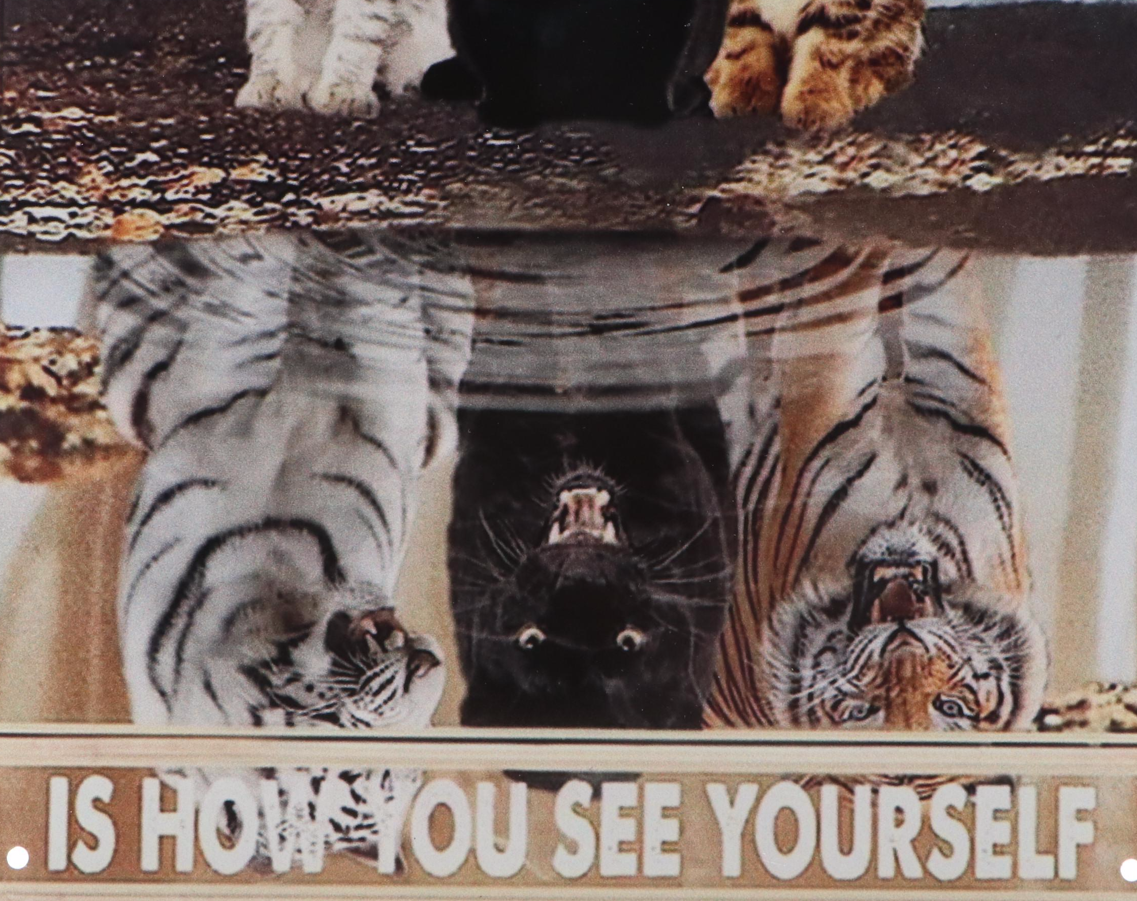 Halloween Kittens "What Matters Most is How You See Yourself" Printed Panel