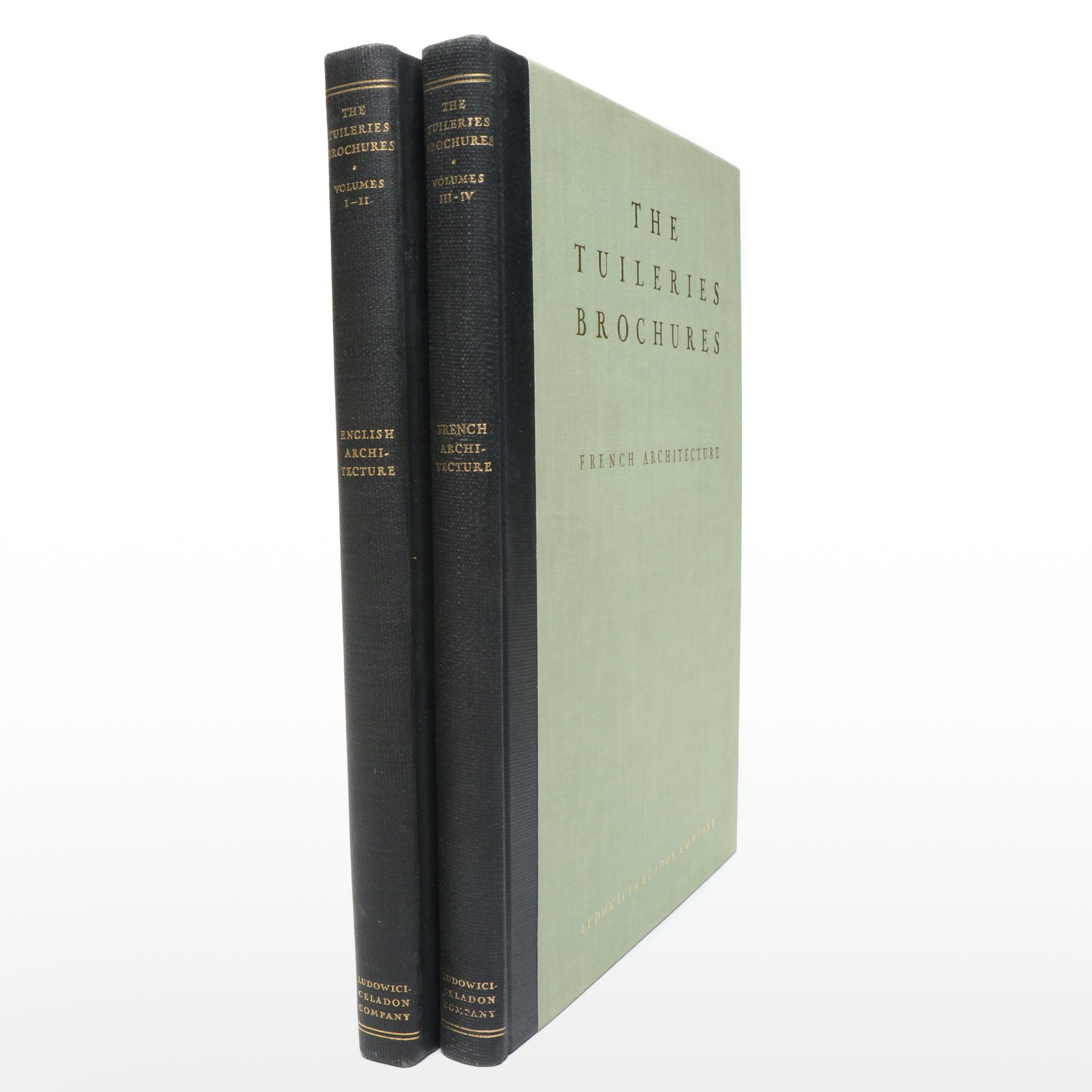 European Architecture Monographs "The Tuileries Brochures" Four-Volume Set