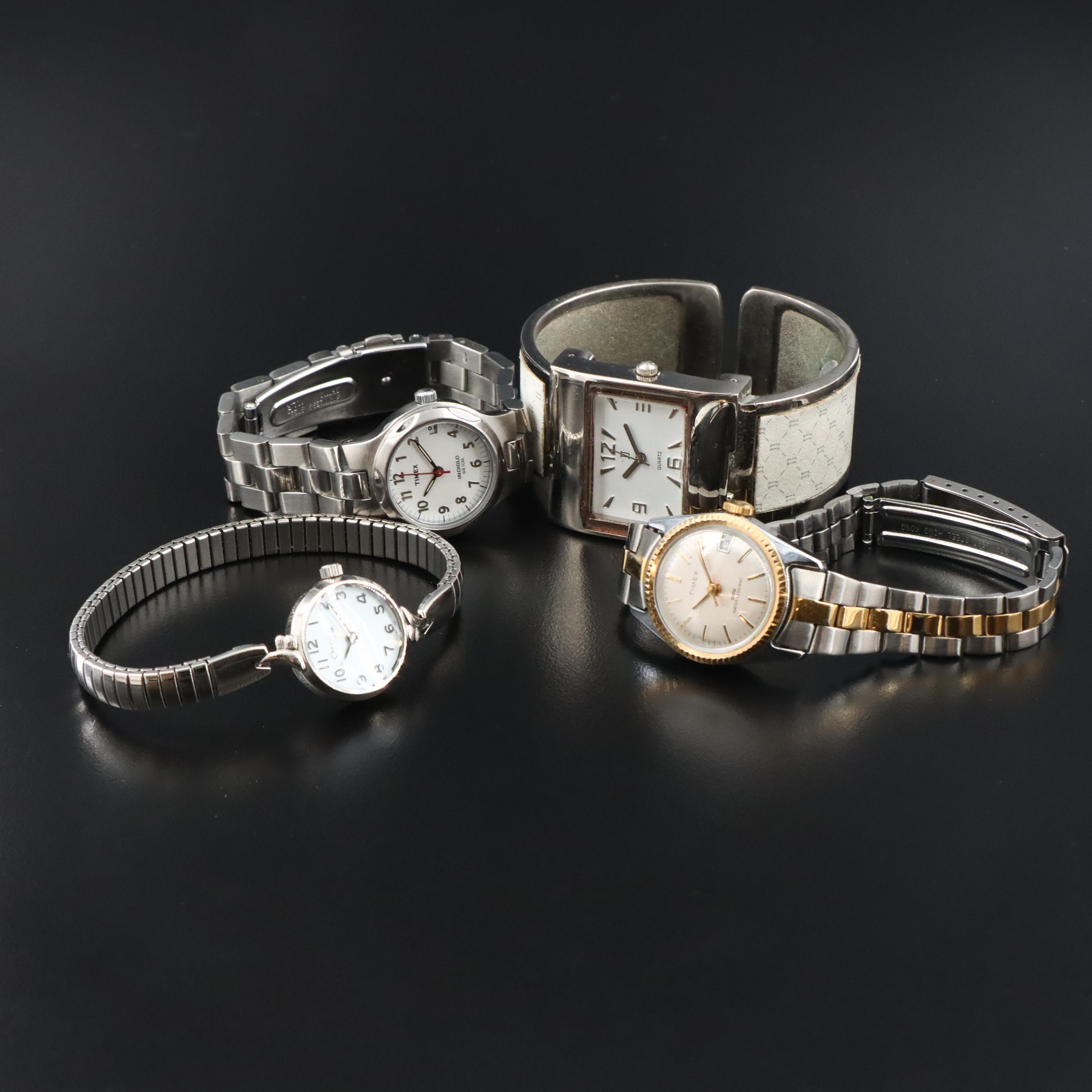 Collection of Quartz Watches Featuring Oscar de La Renta and Tommy Hilfiger