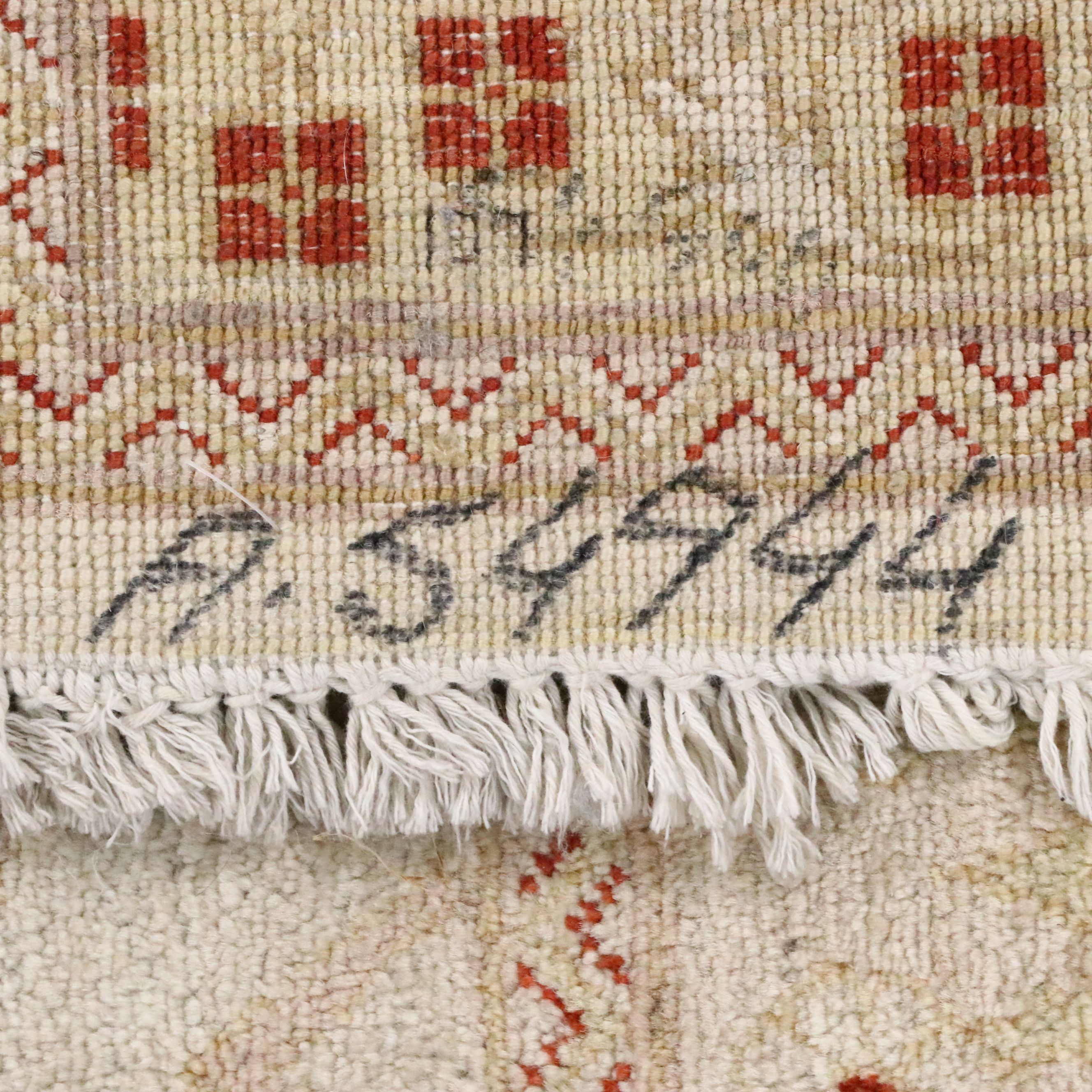 9'2 x 11'9 Hand-Knotted Pakistani Peshawar Area Rug