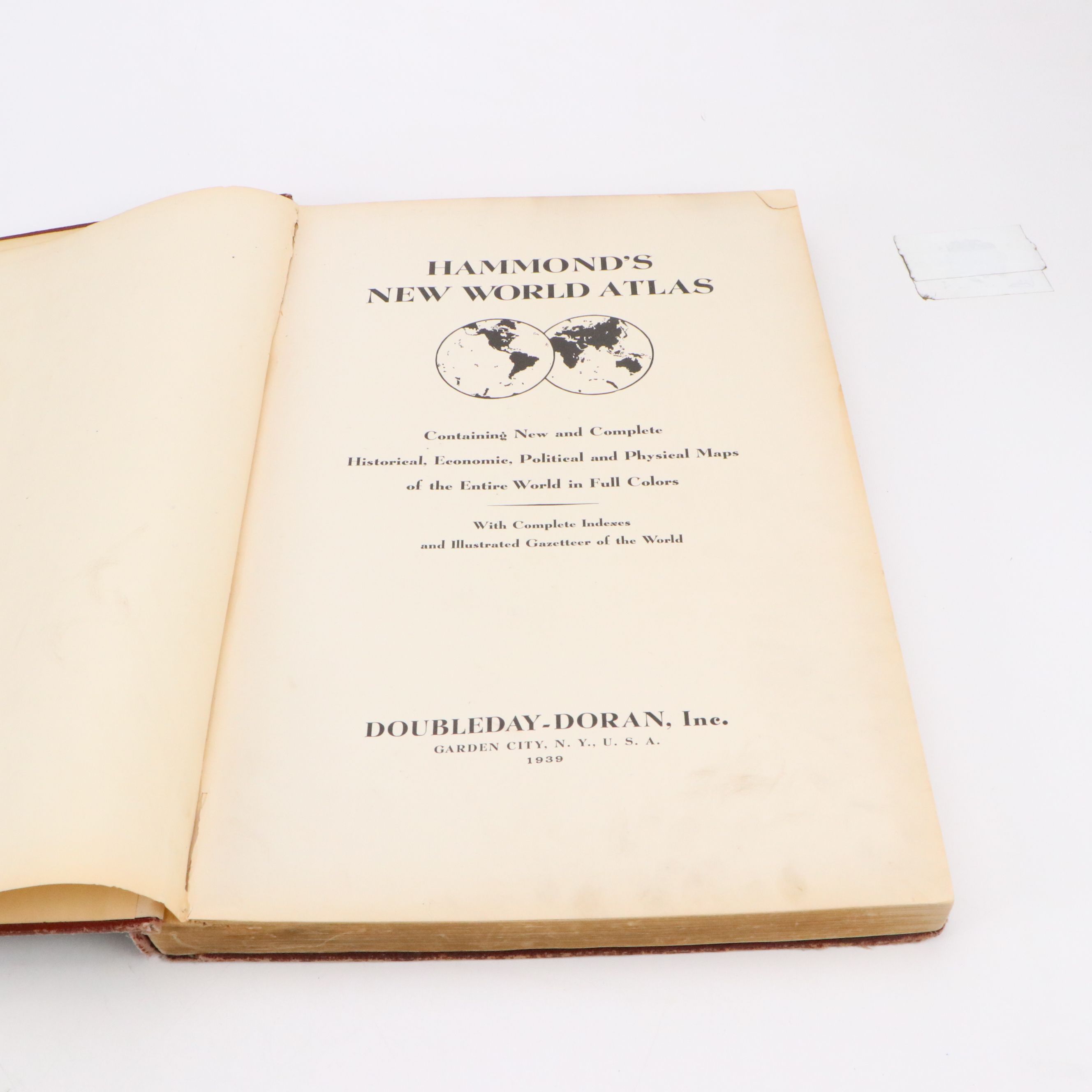 International Edition "Rand McNally World Atlas" with Other New World Atlas