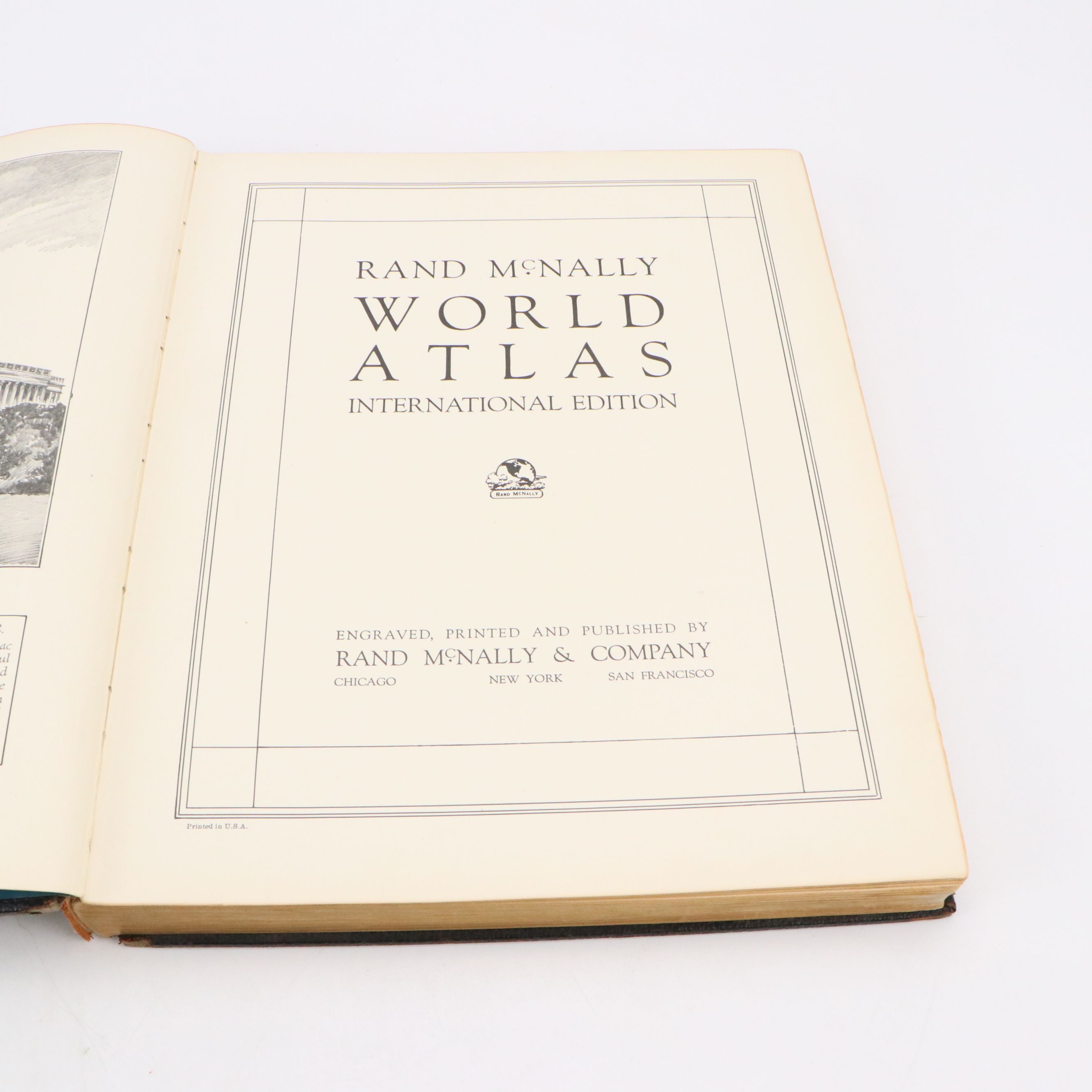 International Edition "Rand McNally World Atlas" with Other New World Atlas