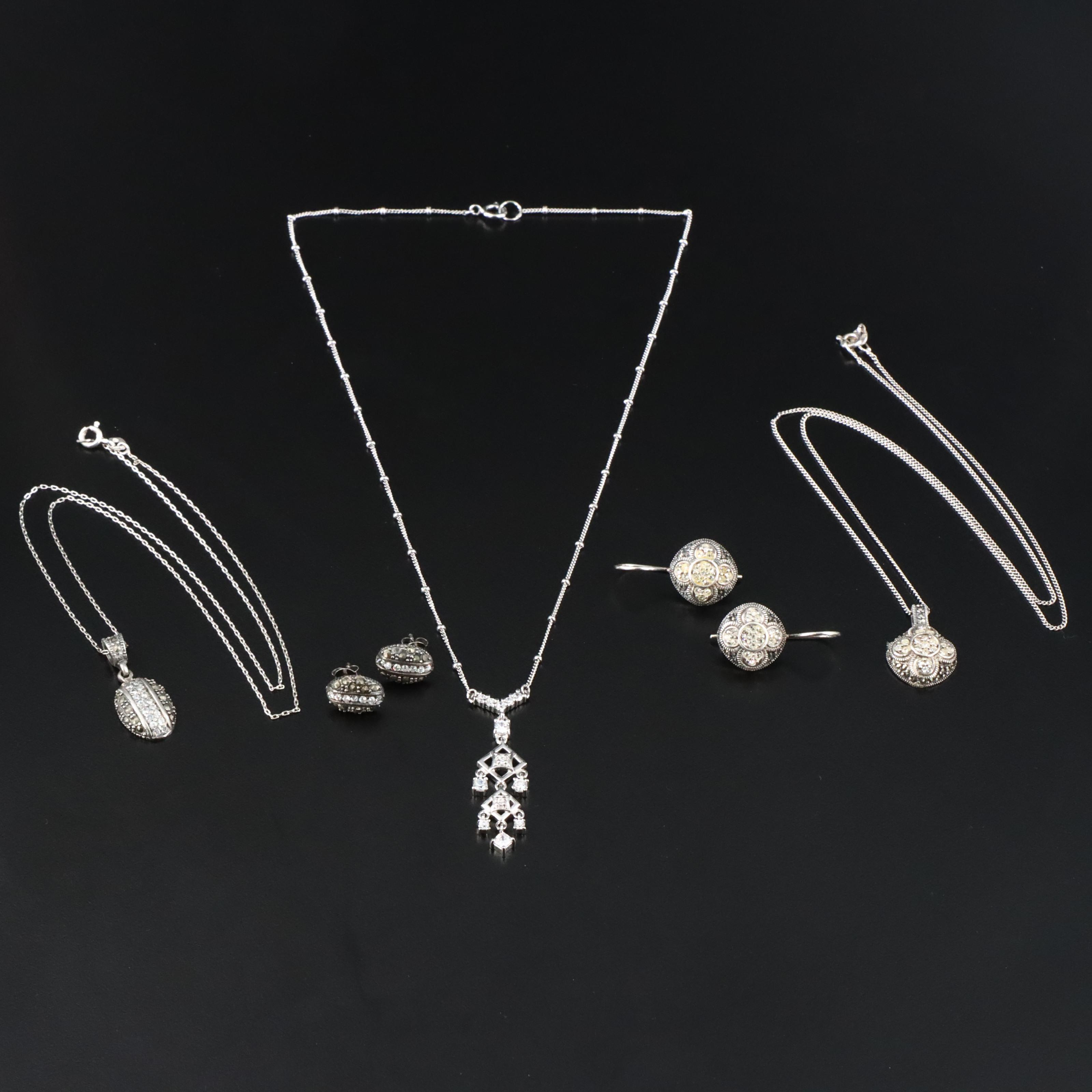 Sterling Rhinestone and CZ Jewelry Collection
