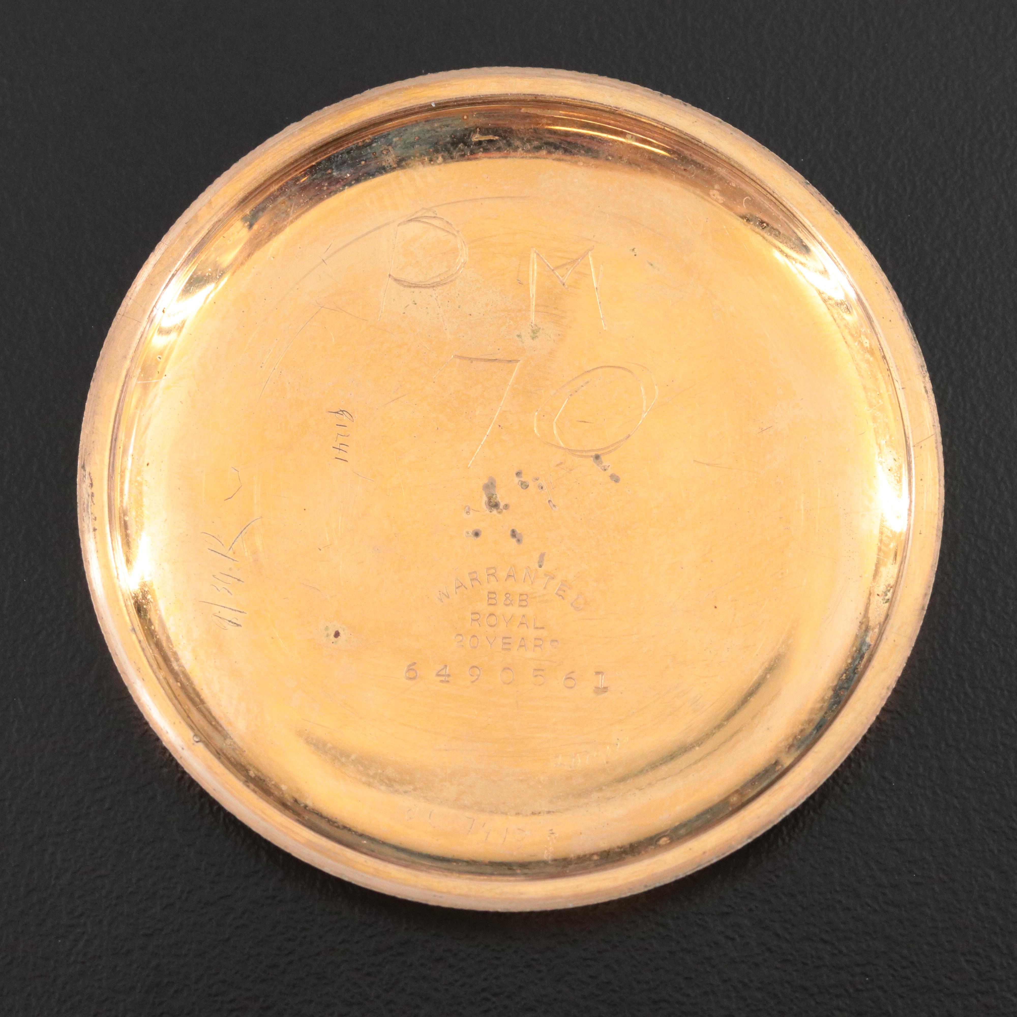 1918 Elgin "Father Time" Railroad Grade Pocket Watch