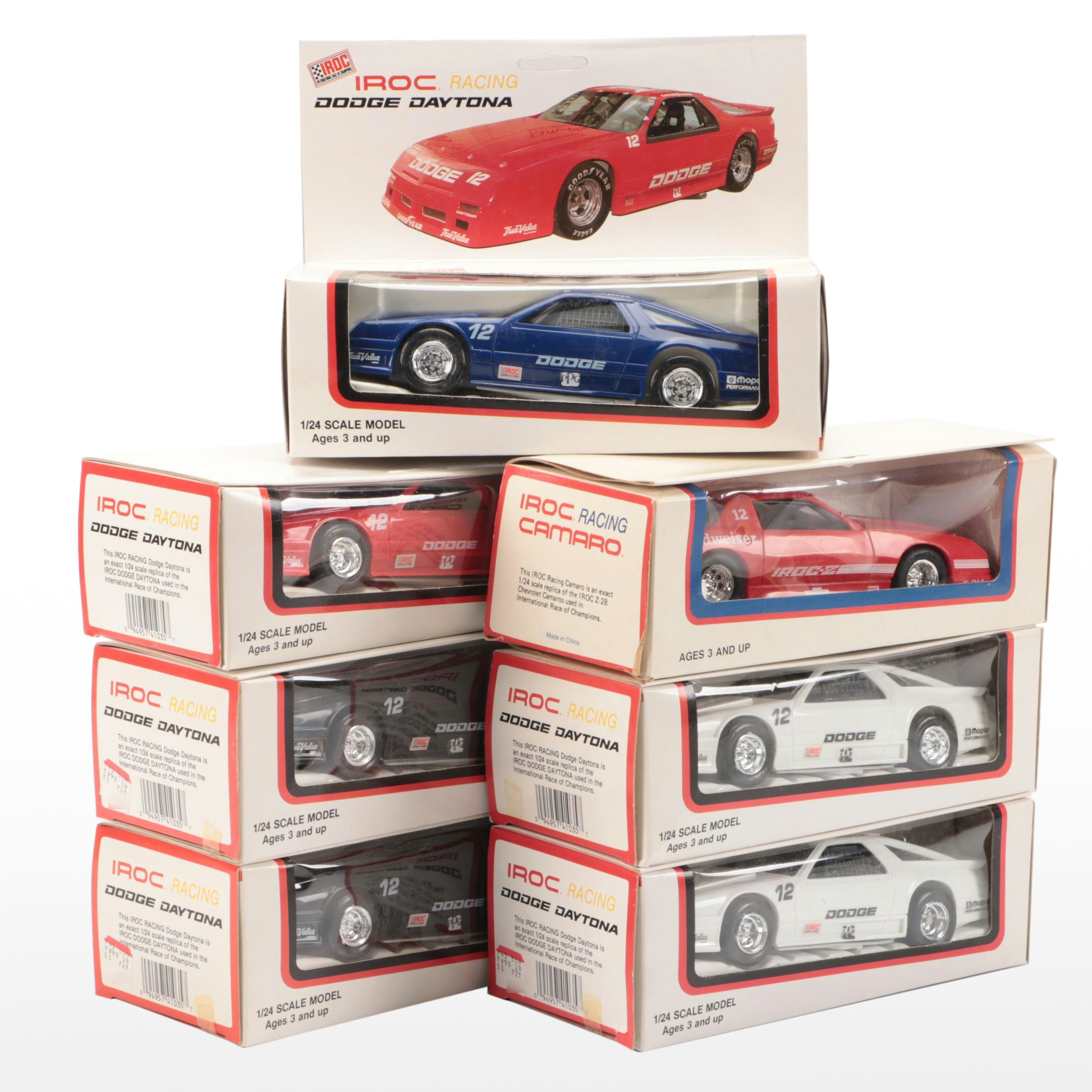 Iroc Racing Dodge Daytona Toy Cars with Camaro Toy Car