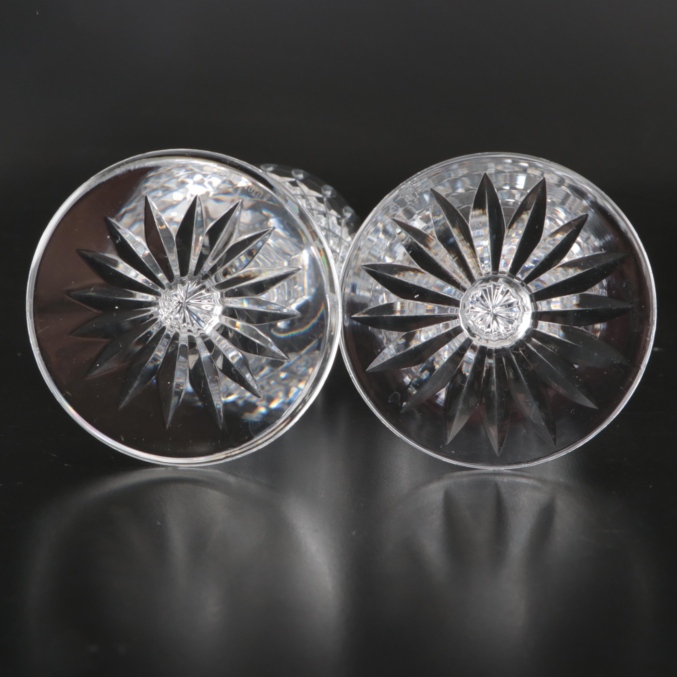 Waterford Crystal "Castlemaine" Wine Glasses with Old Fashioned Glasses