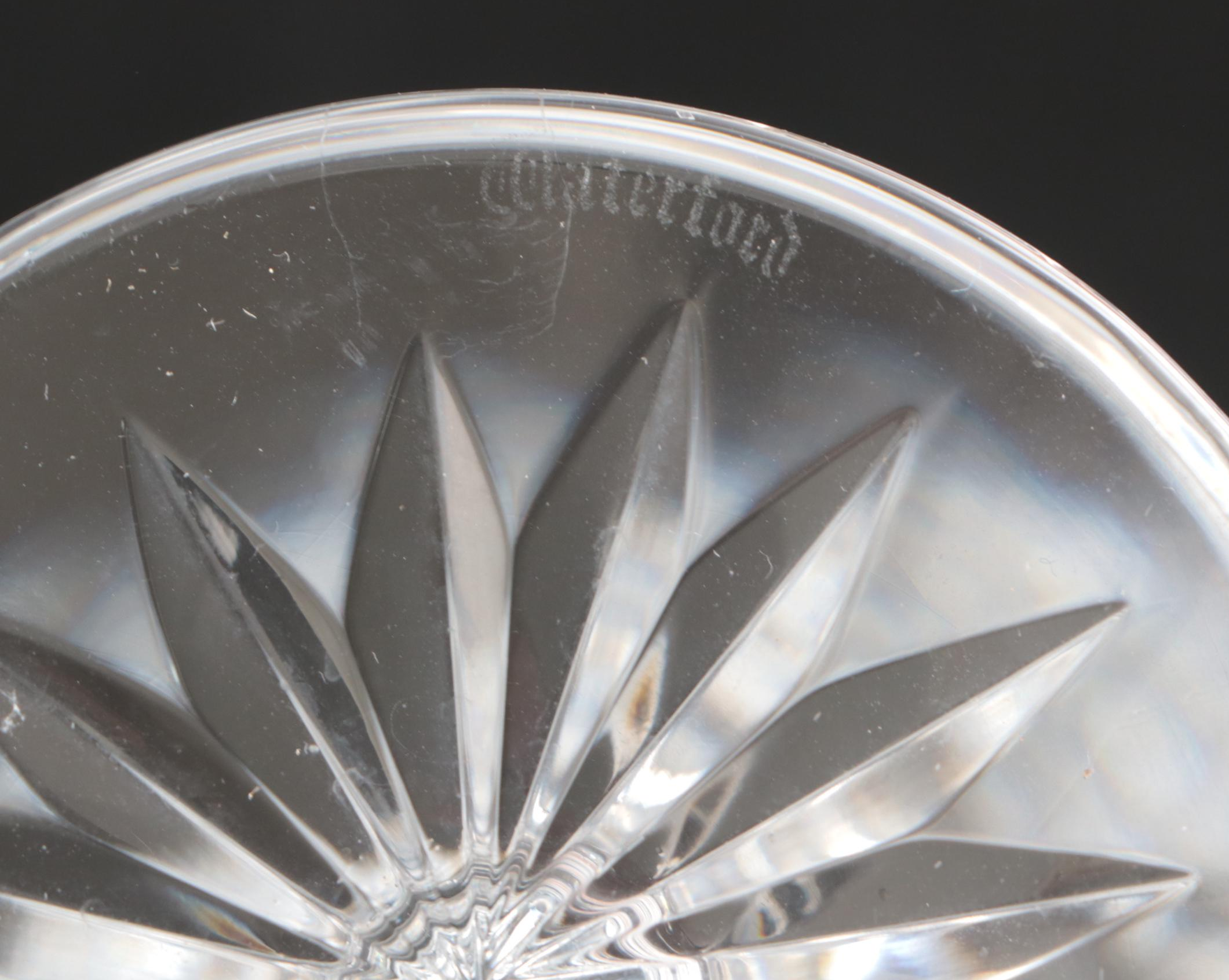 Waterford Crystal "Castlemaine" Wine Glasses with Old Fashioned Glasses