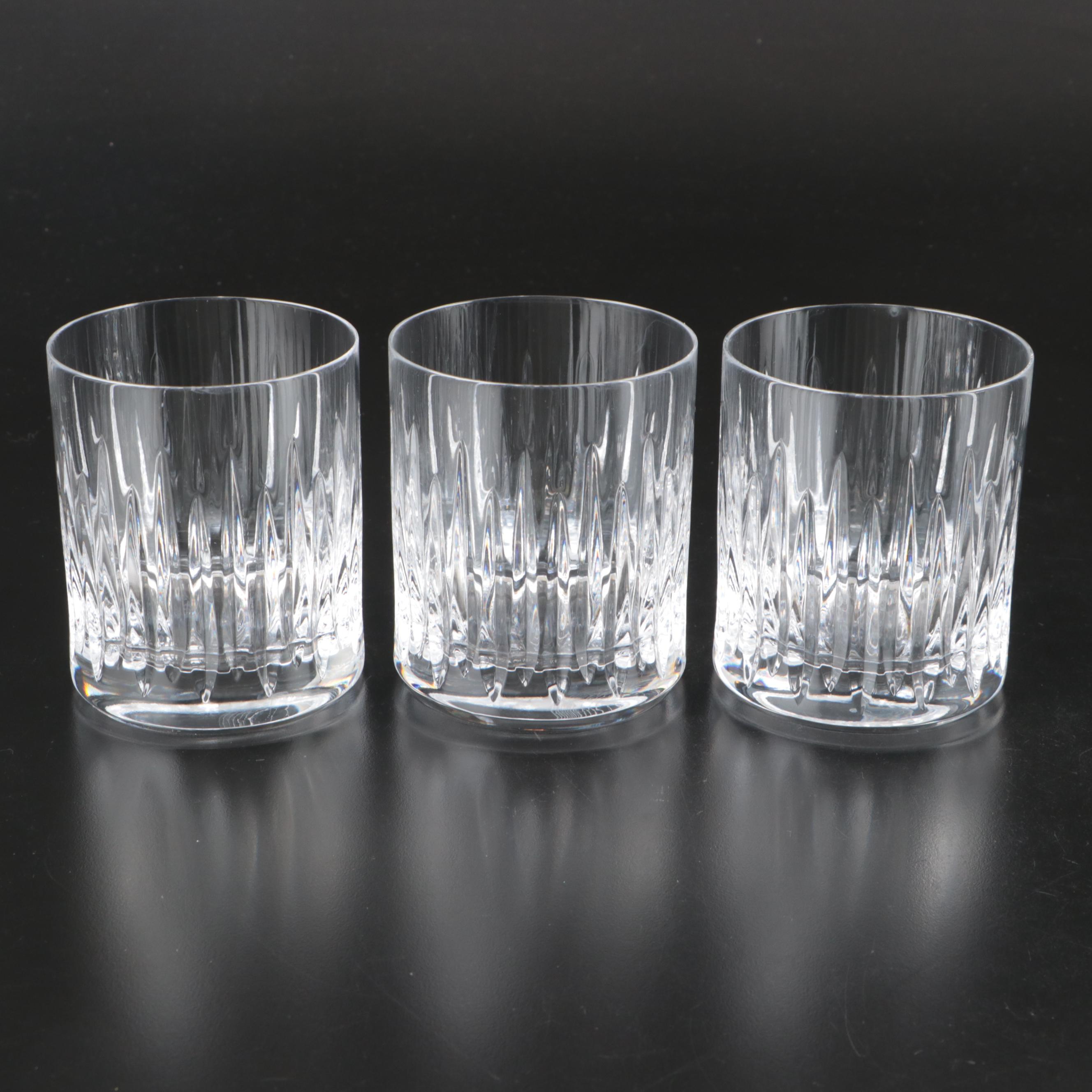 Waterford Crystal "Castlemaine" Wine Glasses with Old Fashioned Glasses