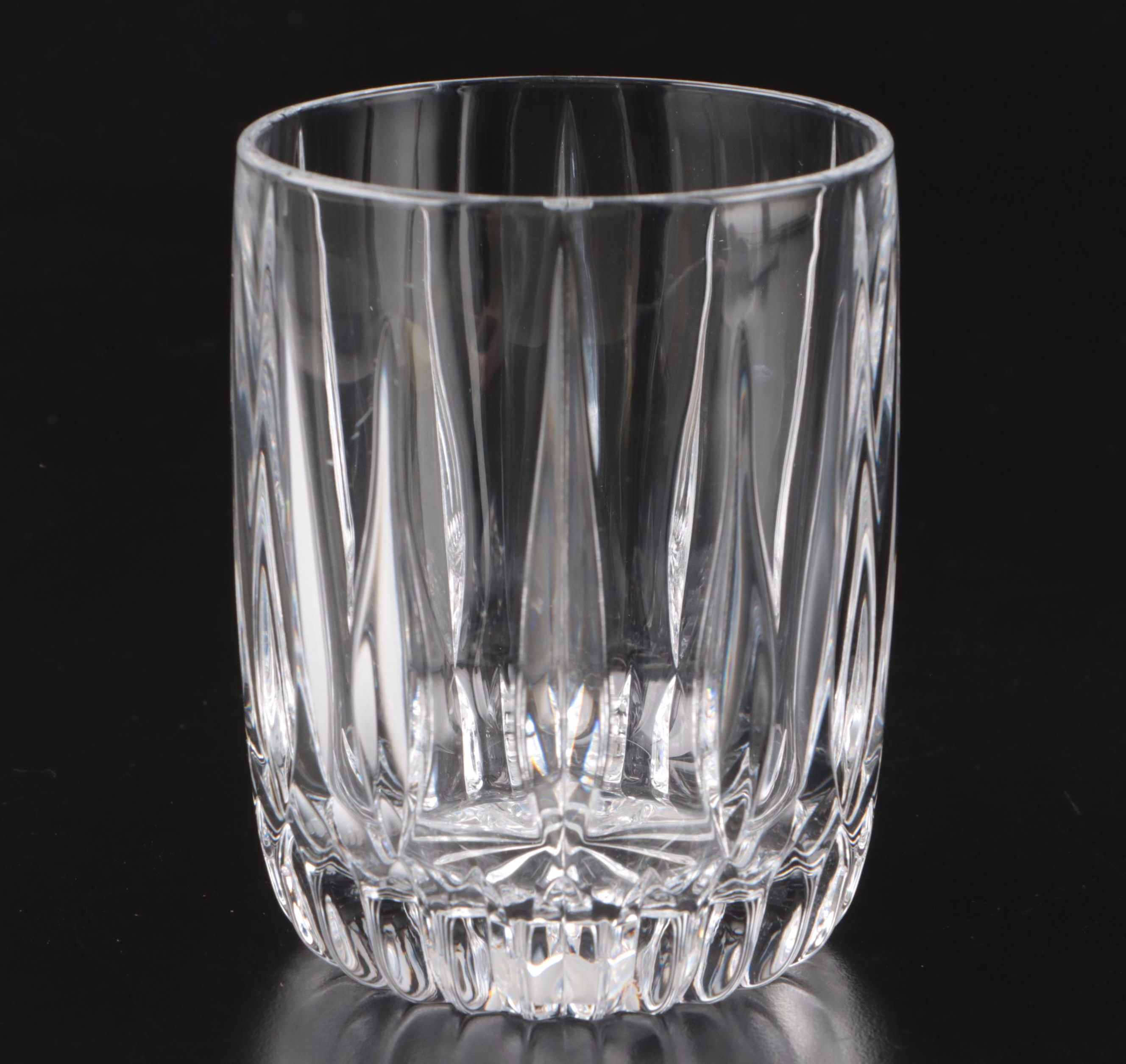Waterford Crystal "Castlemaine" Wine Glasses with Old Fashioned Glasses