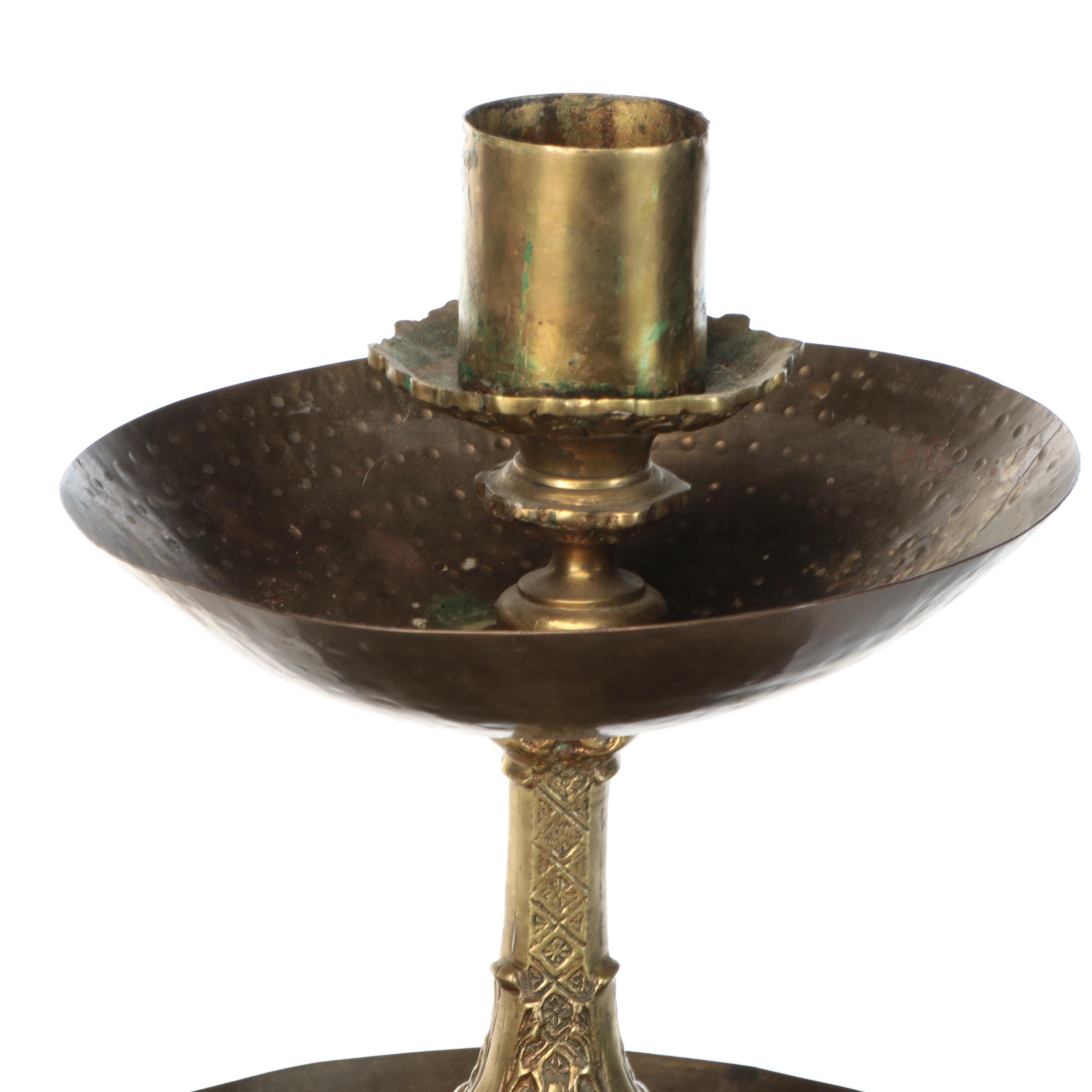 European Baroque Style Brass Centerpiece Stand
