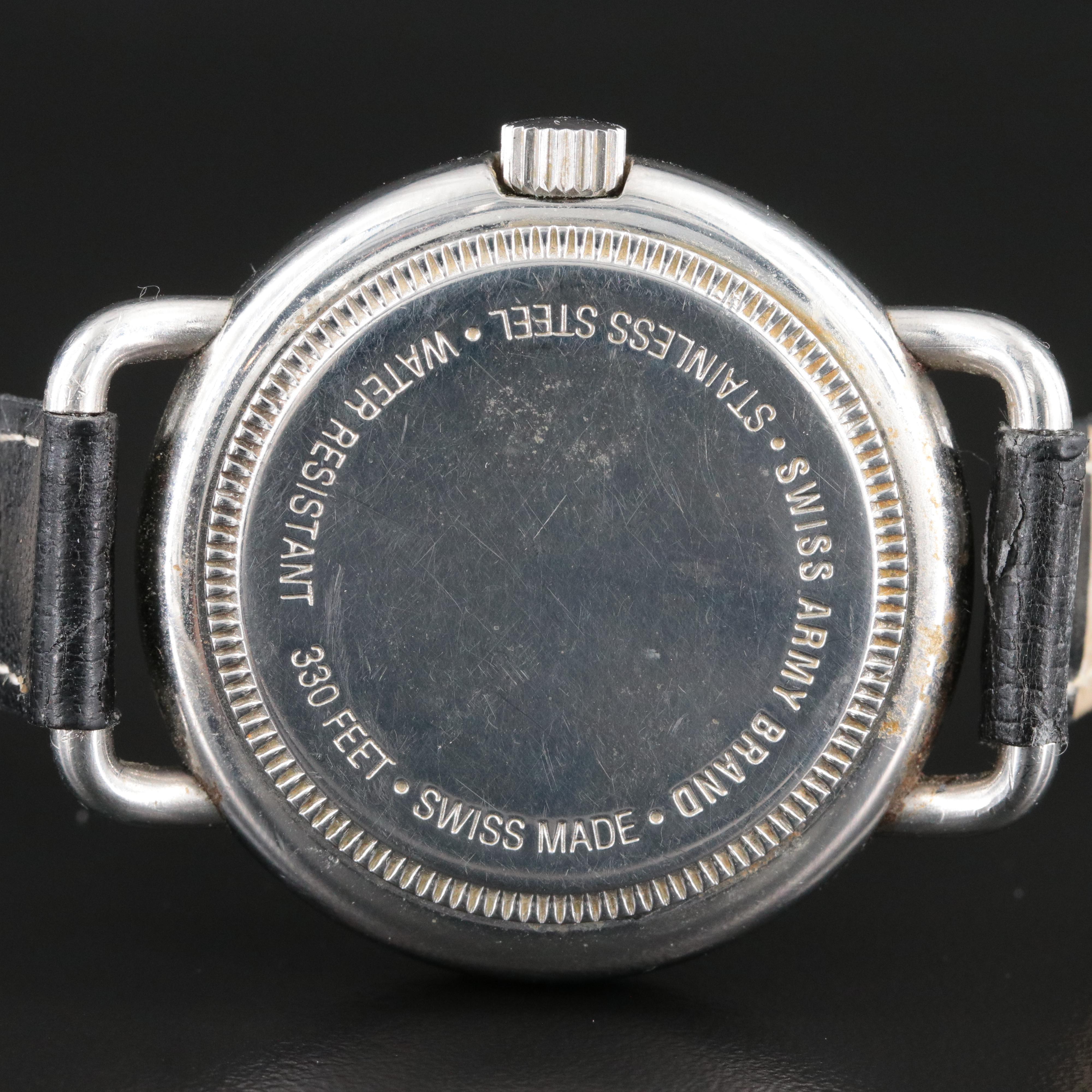 Swiss Army Stainless Steel 330ft Water Resistant Watch