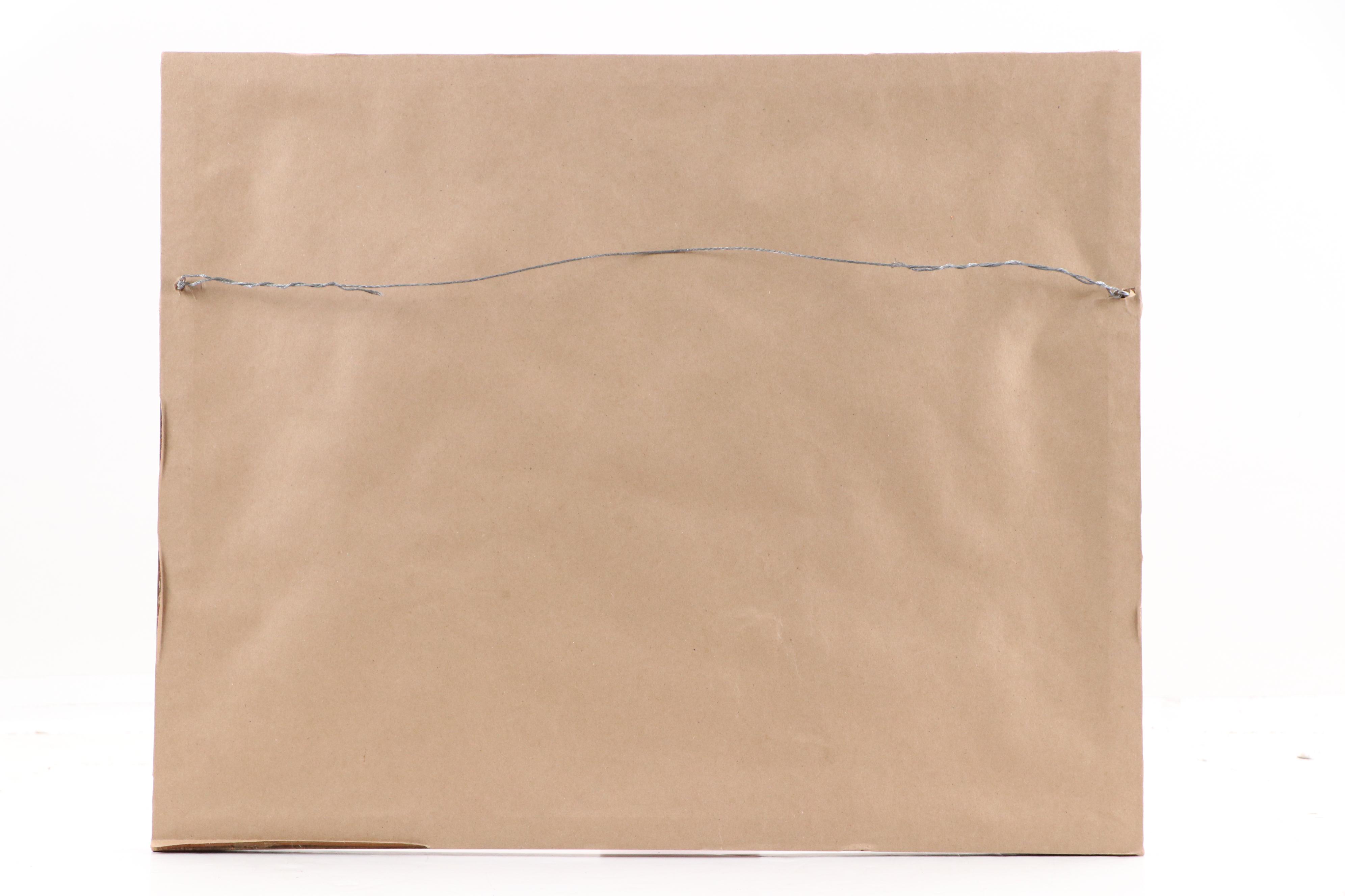 B. Murray Still Life Watercolor Painting with Oranges and Jug