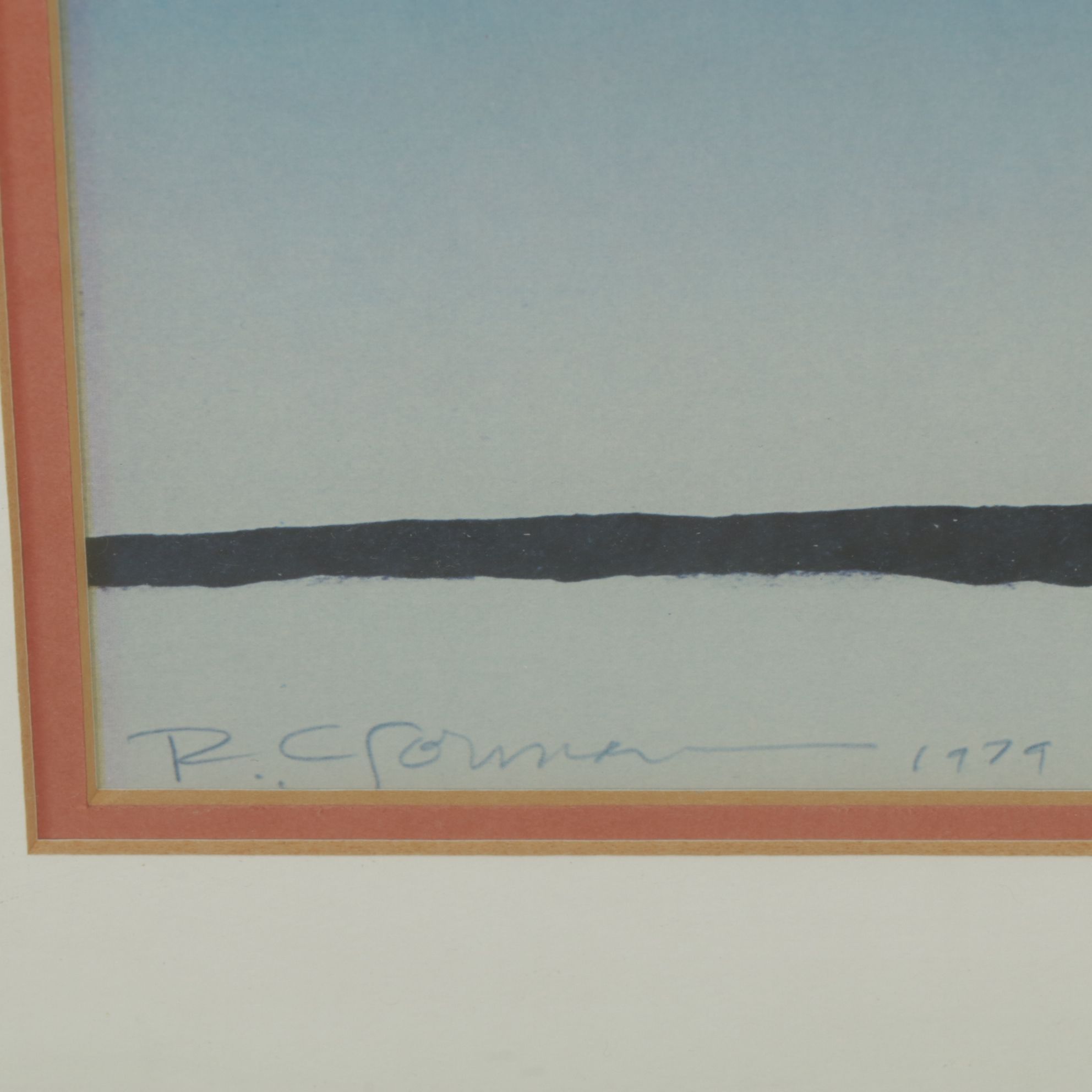 R.C. Gorman "Canyon de Chelly Night" Signed Offset Lithograph, 1979