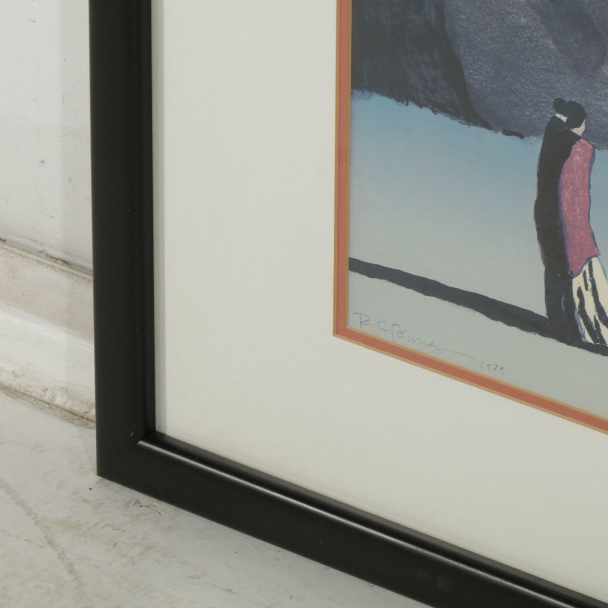 R.C. Gorman "Canyon de Chelly Night" Signed Offset Lithograph, 1979