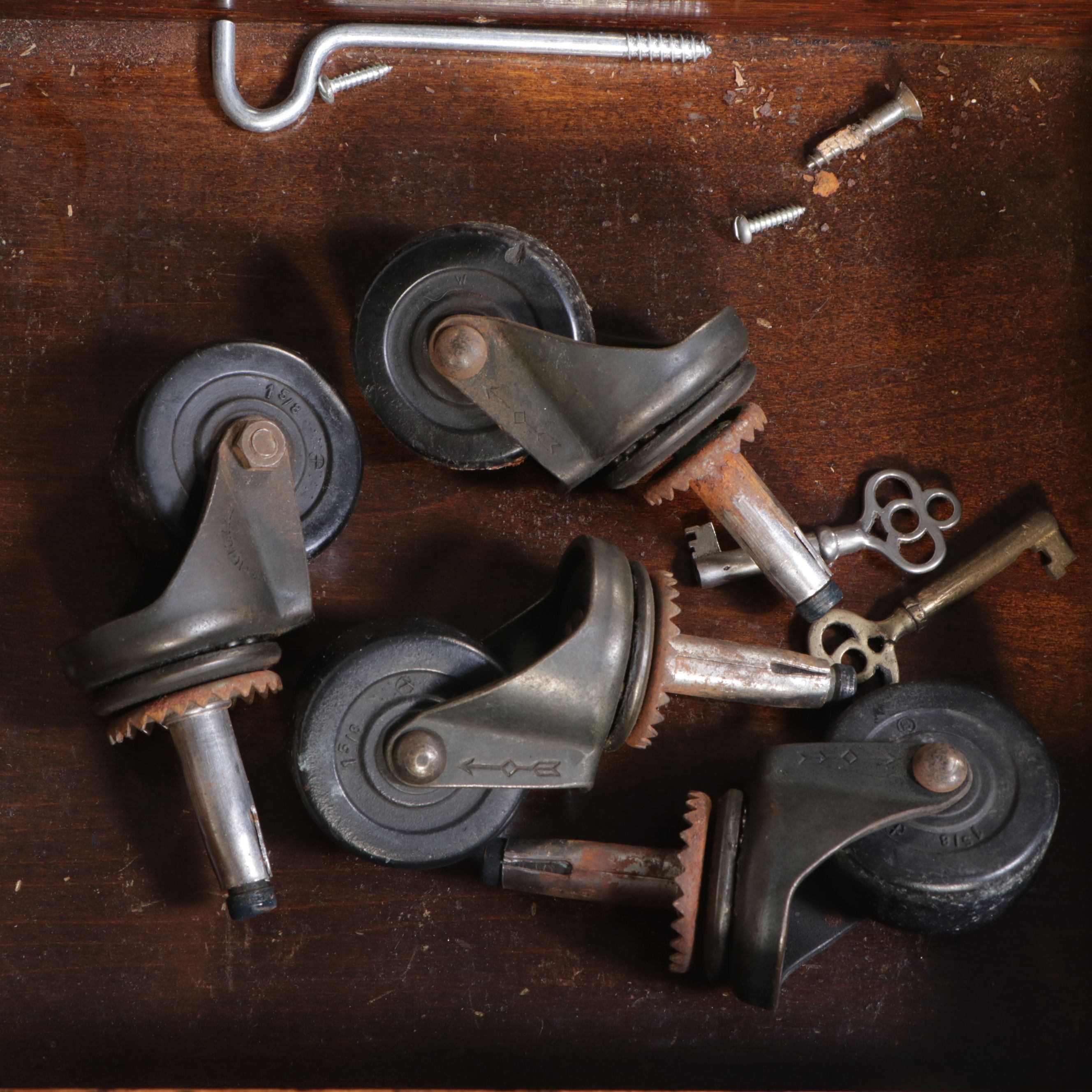 Victorian Quarter Sawn Oak Slant-Front Secretary Desk