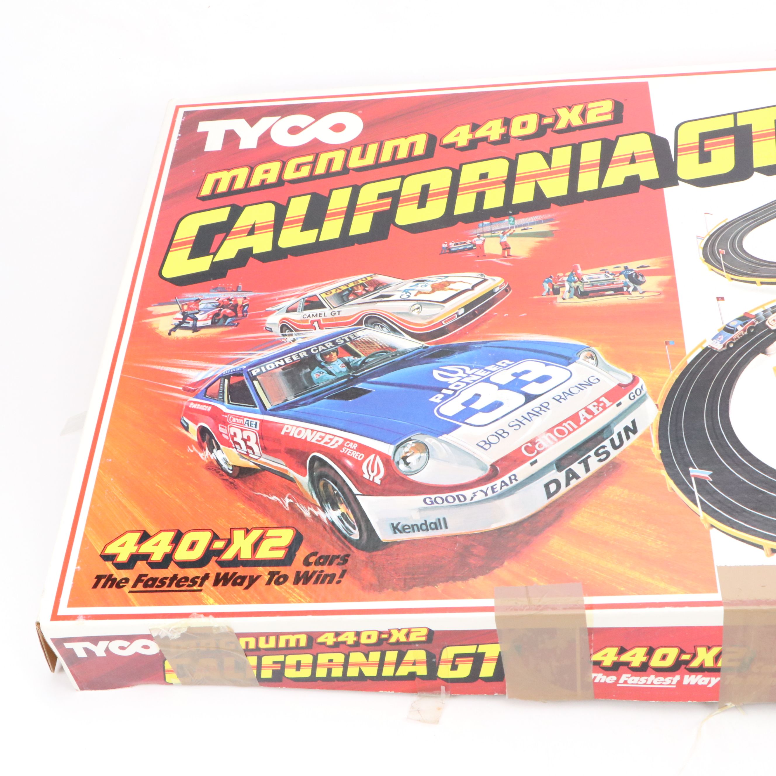 Tyco Magnum 440-X2 California GT Toy Race Track, 1980s