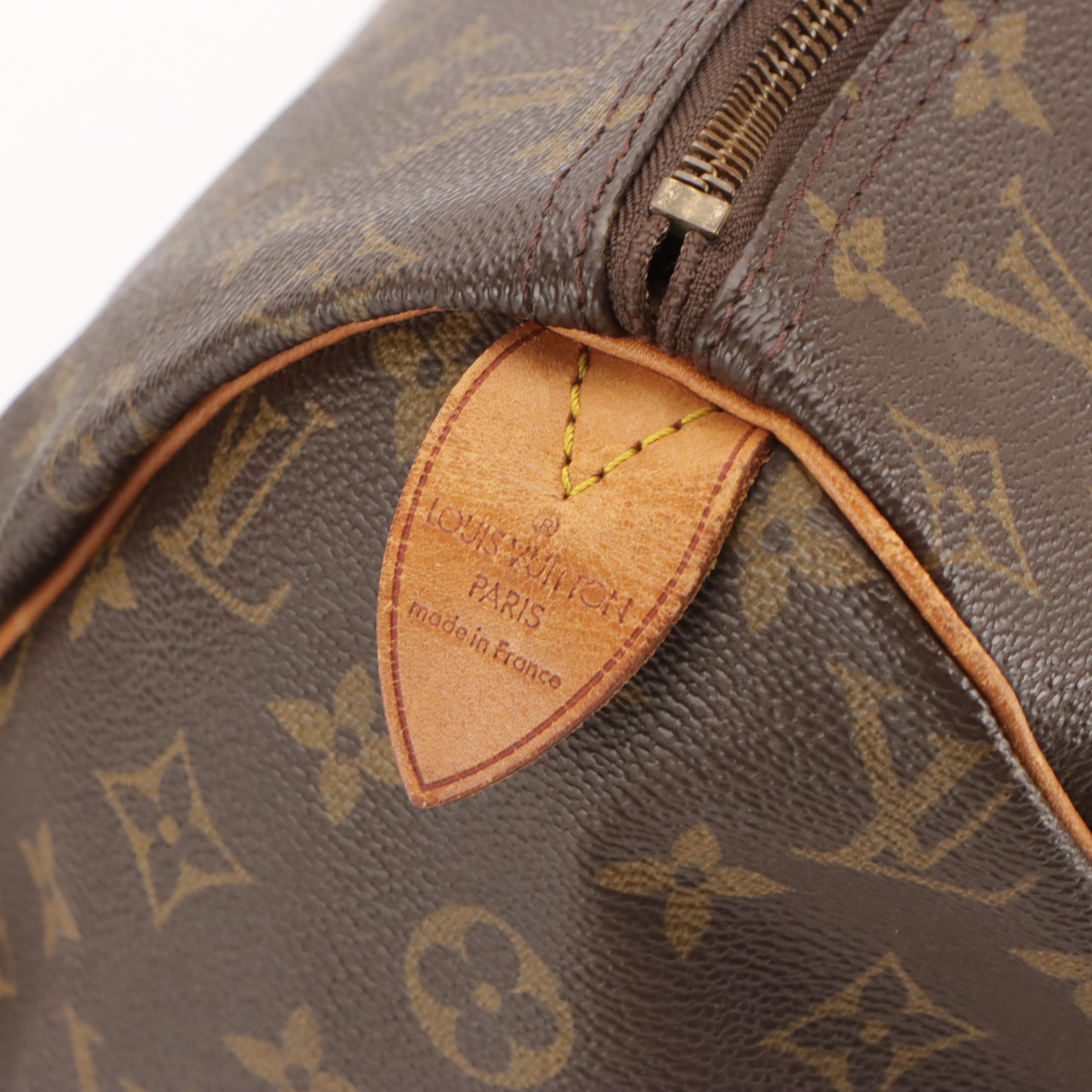 Louis Vuitton Speedy 40 in Monogram Canvas and Vachetta Leather