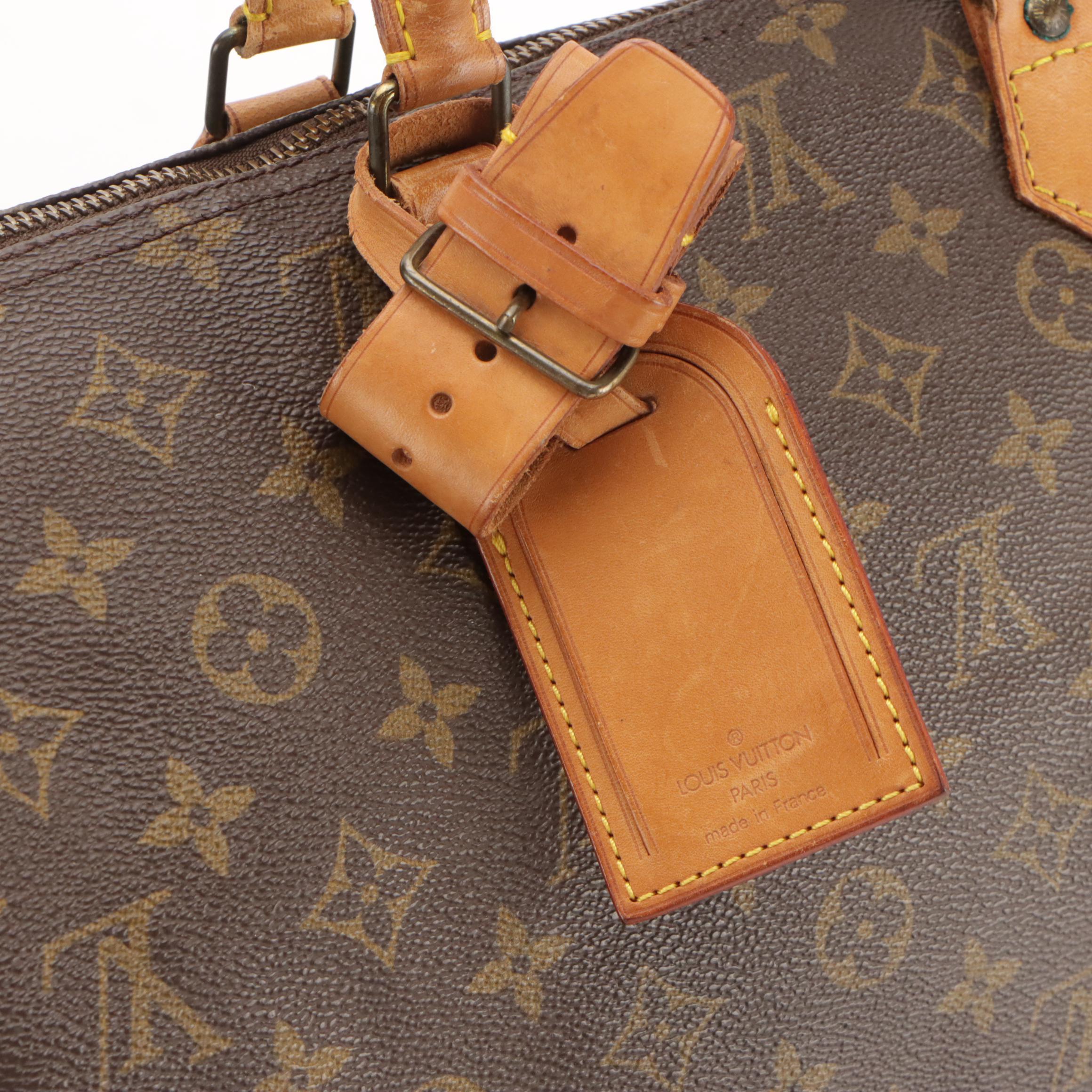 Louis Vuitton Speedy 40 in Monogram Canvas and Vachetta Leather