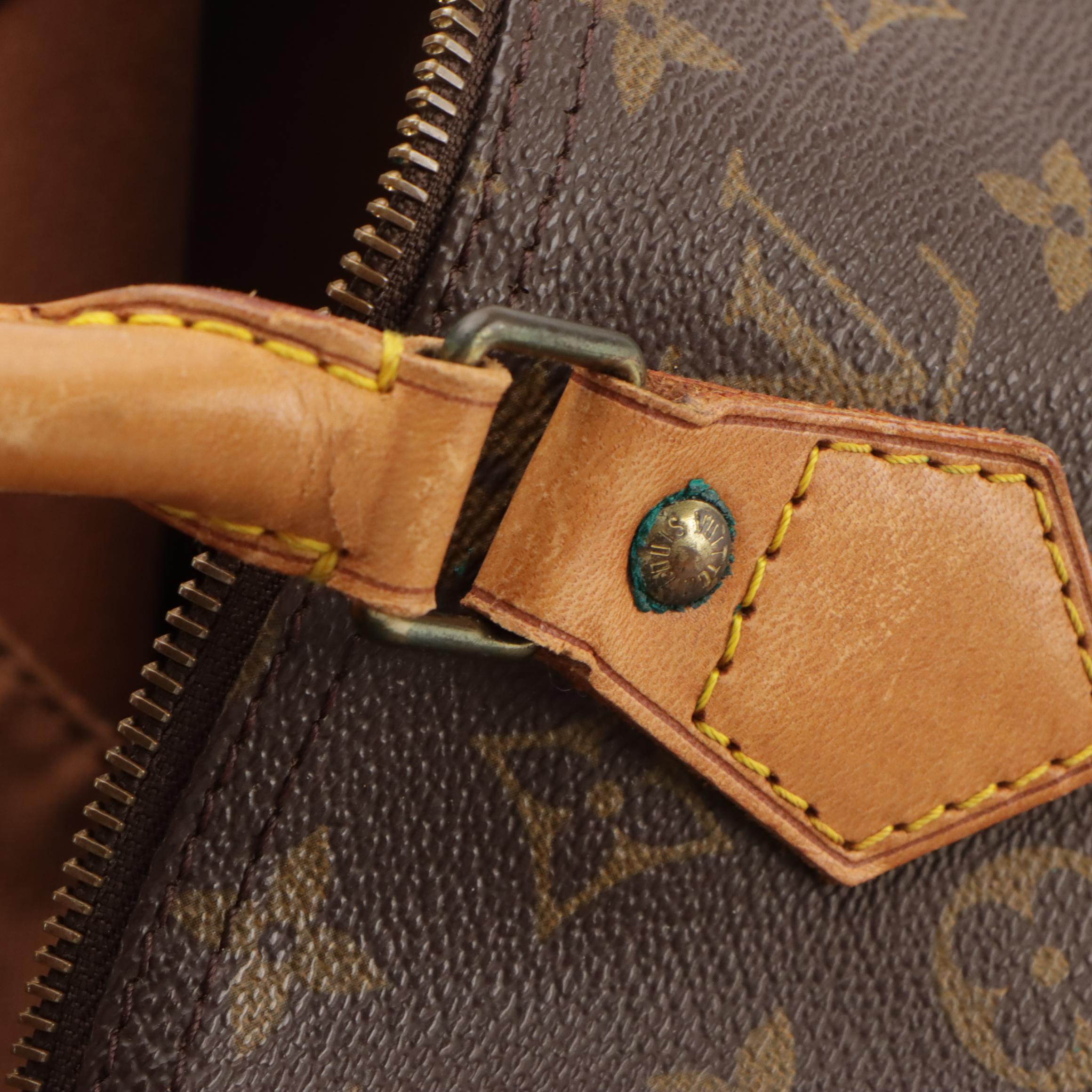 Louis Vuitton Speedy 40 in Monogram Canvas and Vachetta Leather