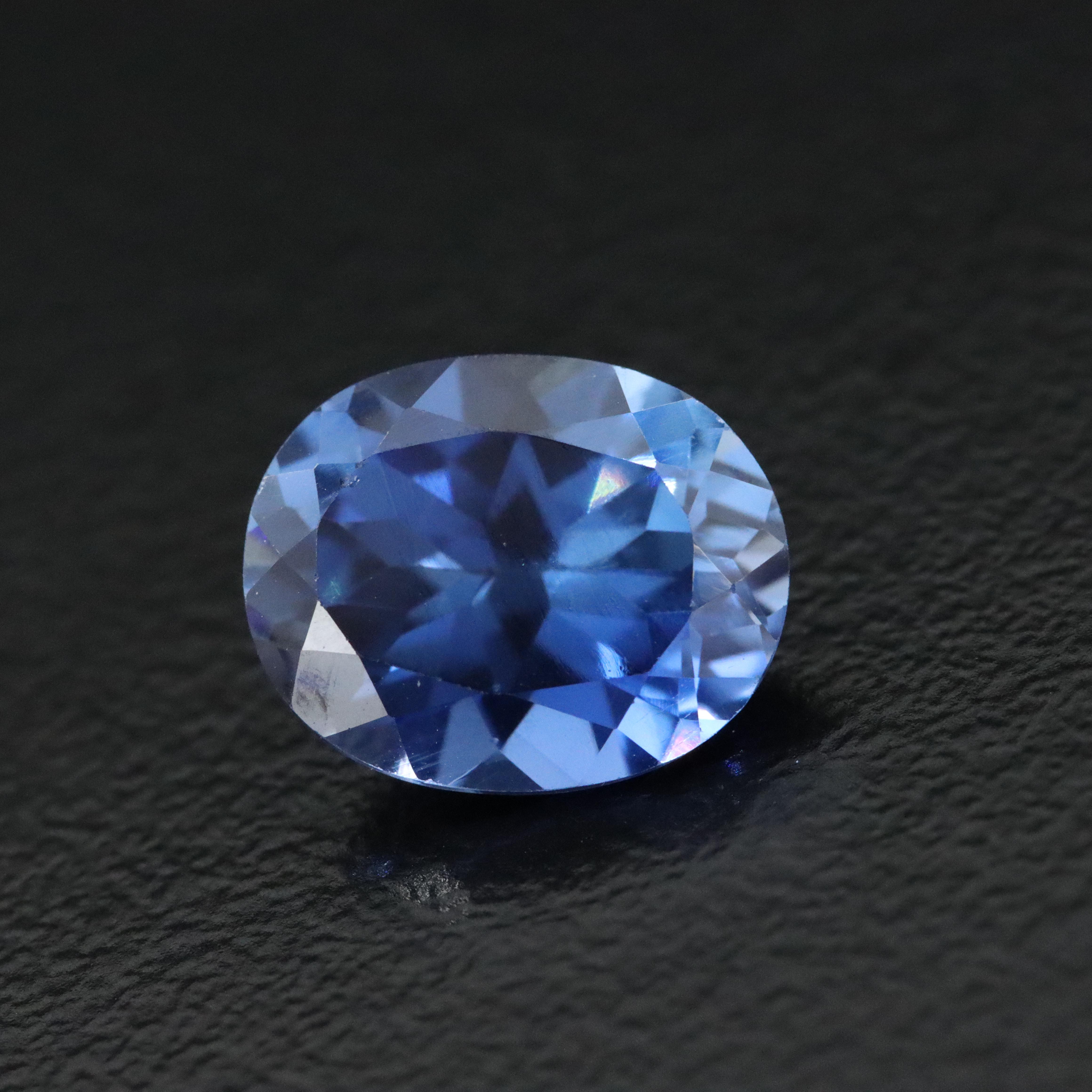 Loose 3.75 CT Lab Grown Sapphire