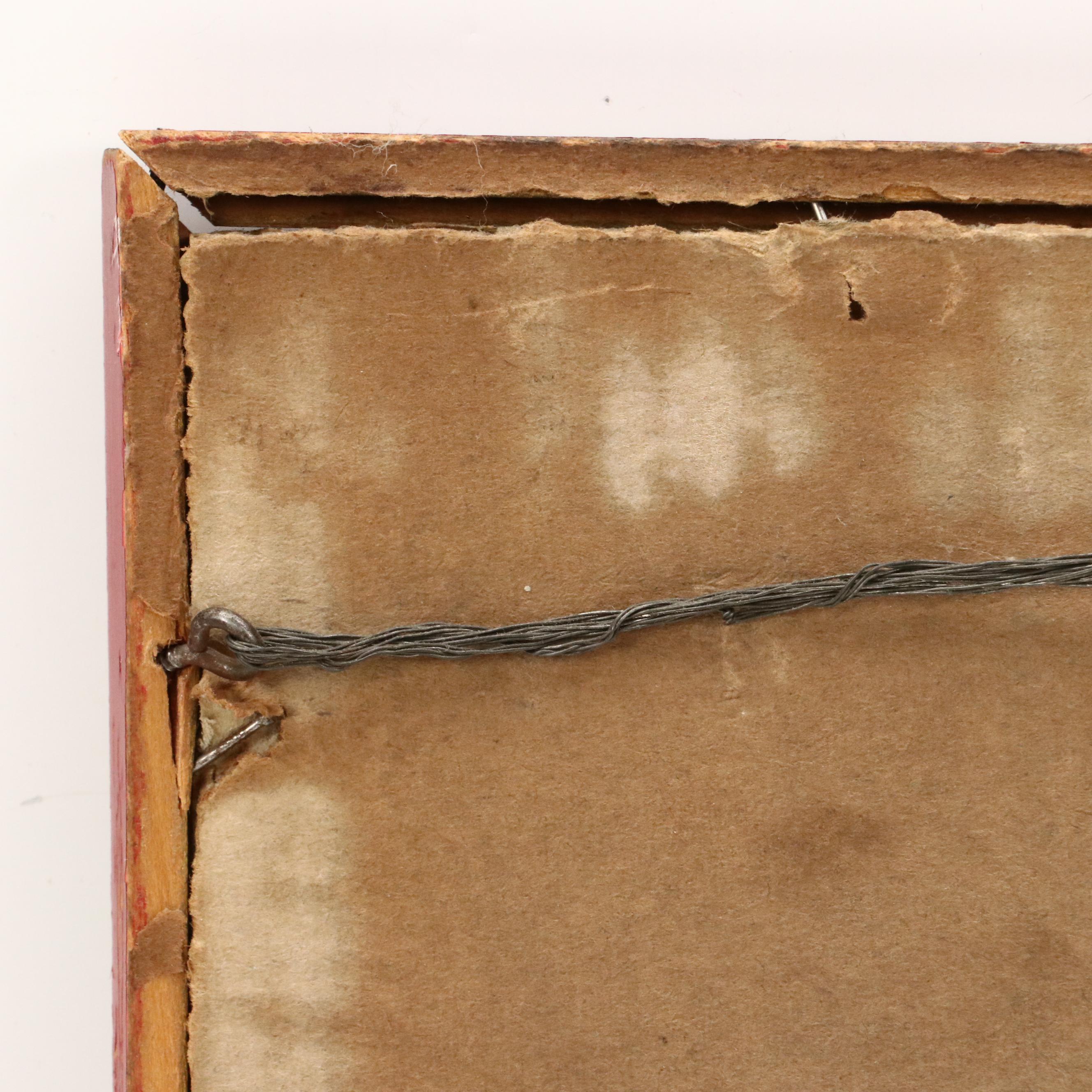 Stylized Engraving of Two Fox Terriers, Early 20th Century