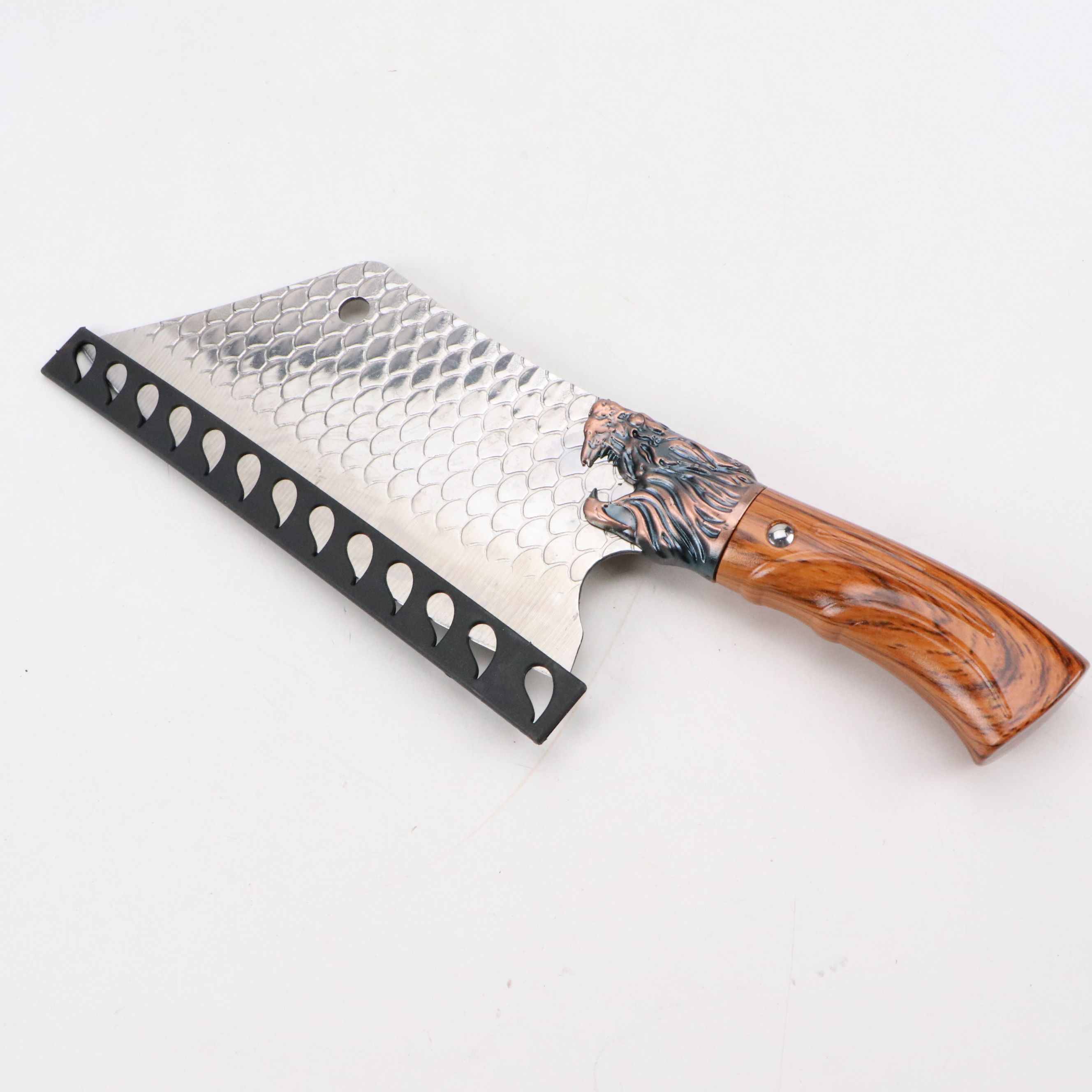 Japanese Style Etched Stainless Steel Chef's Knives with Other Cleaver