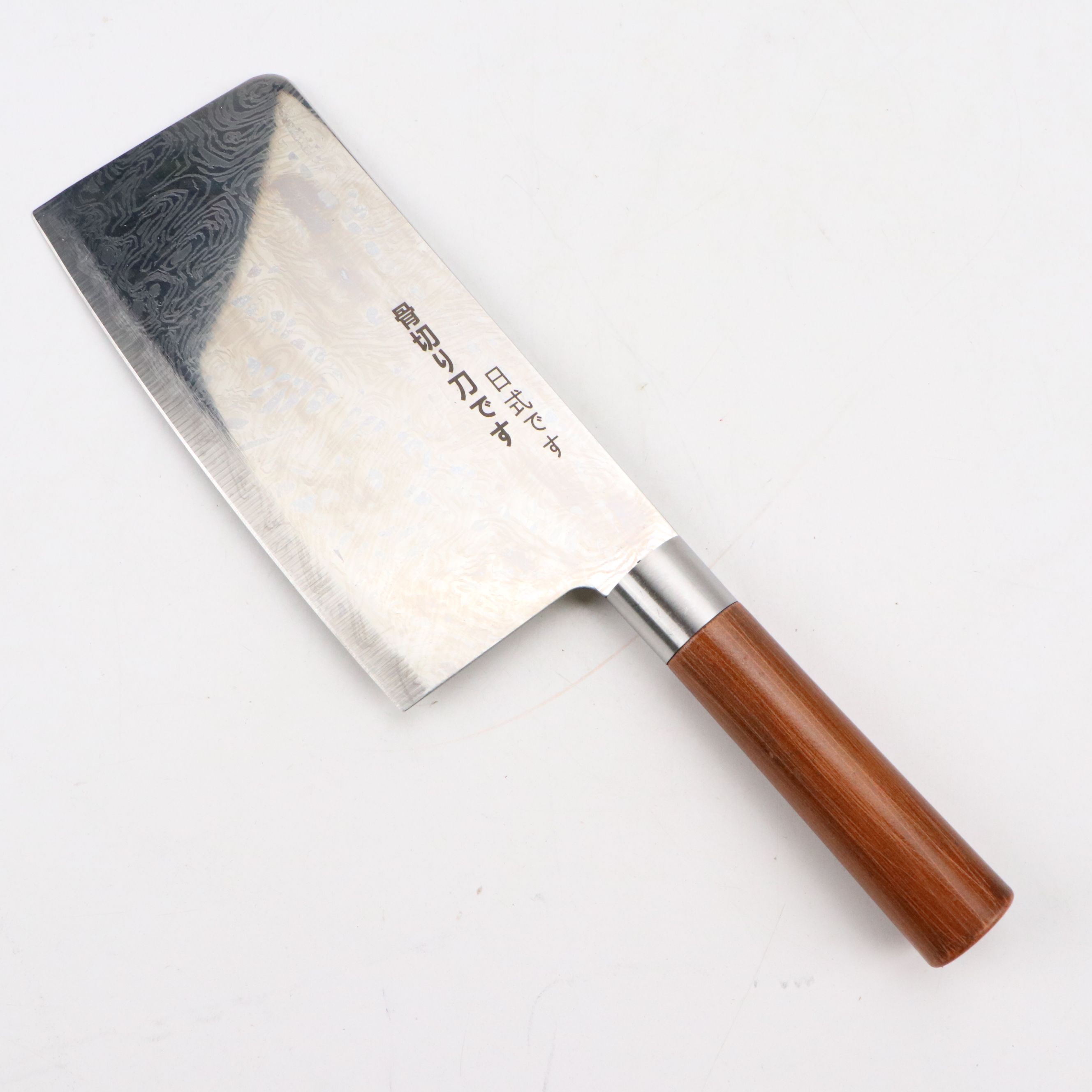 Japanese Style Etched Stainless Steel Chef's Knives with Other Cleaver