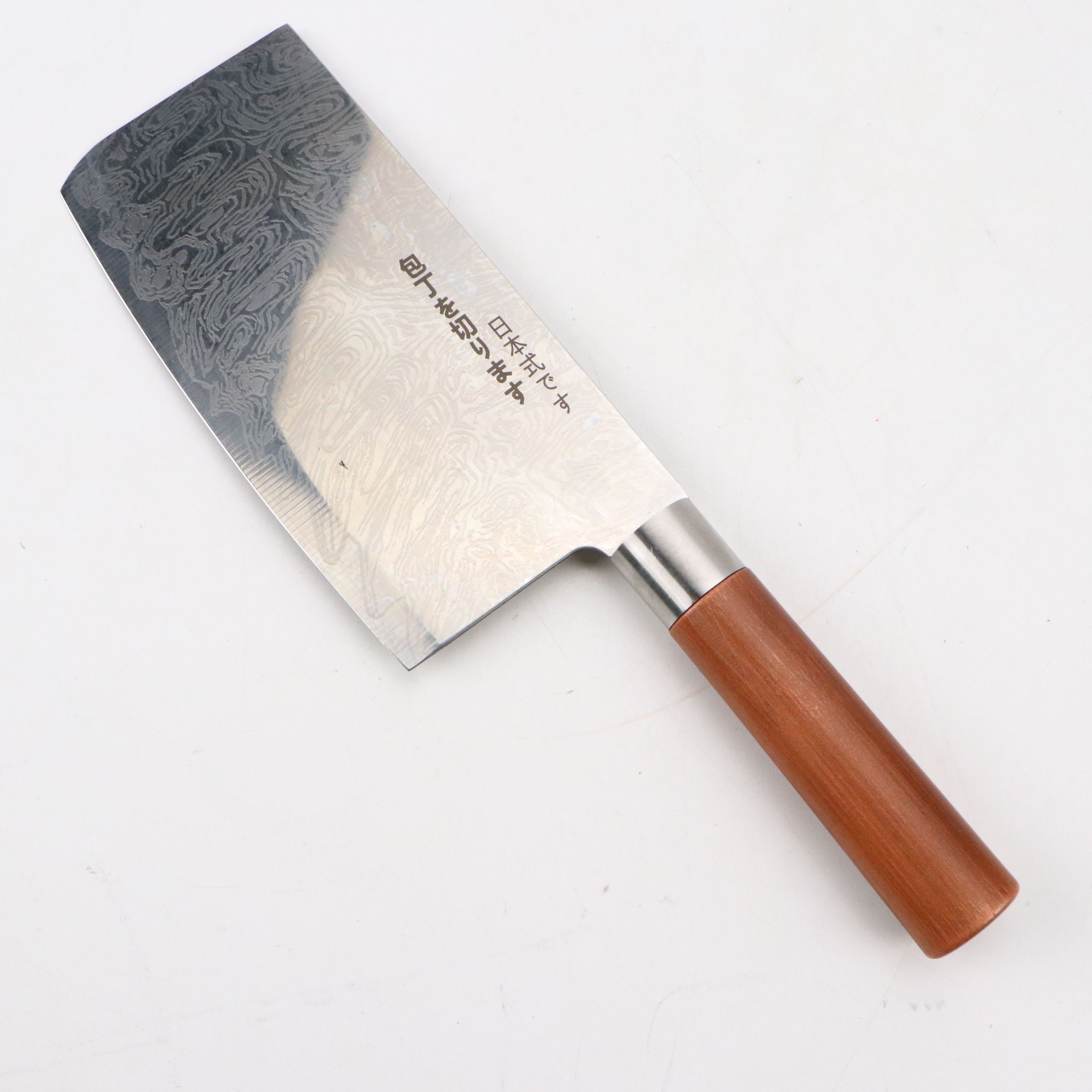 Japanese Style Etched Stainless Steel Chef's Knives with Other Cleaver