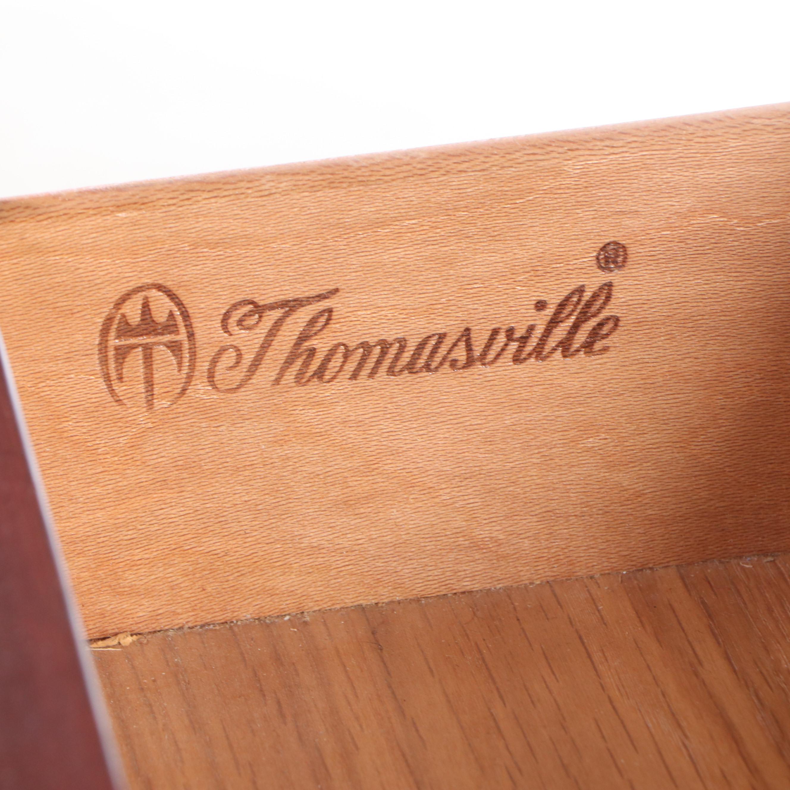 Thomasville Queen Anne Style Mahogany Highboy Dresser