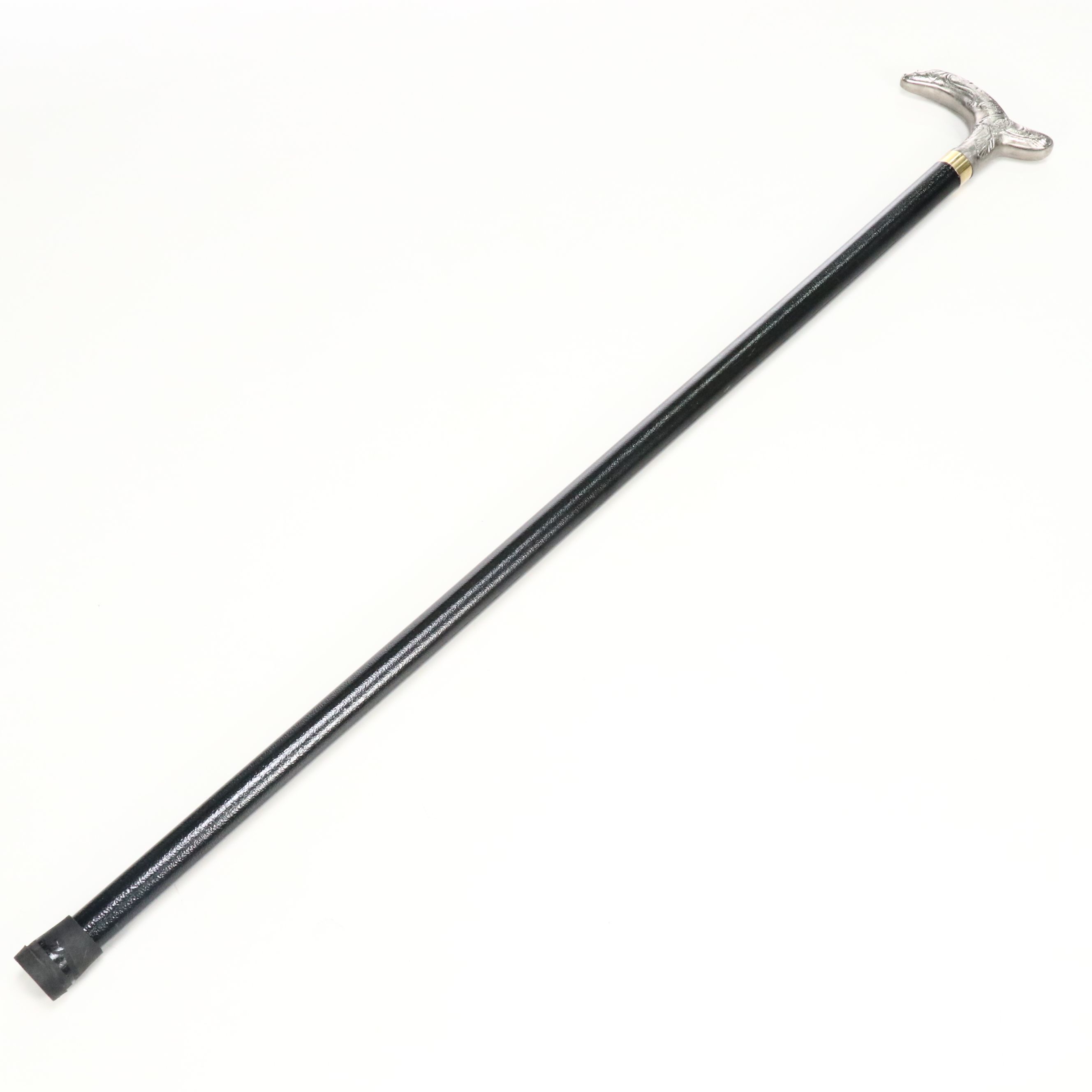 Metal Derby-Handled Sword Cane