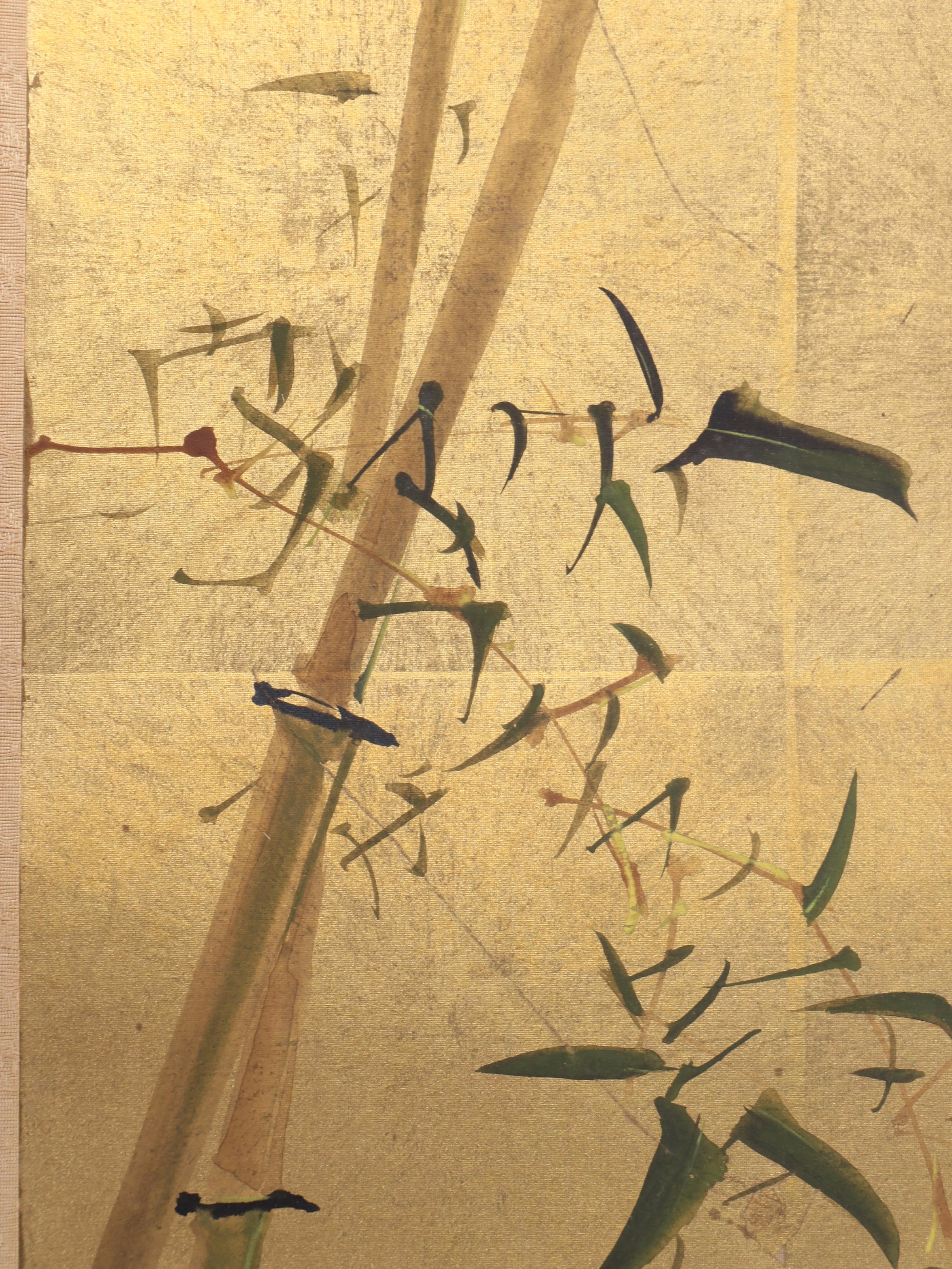 Antique Japanese Kachō-ga Kakejiku Scroll Paintings