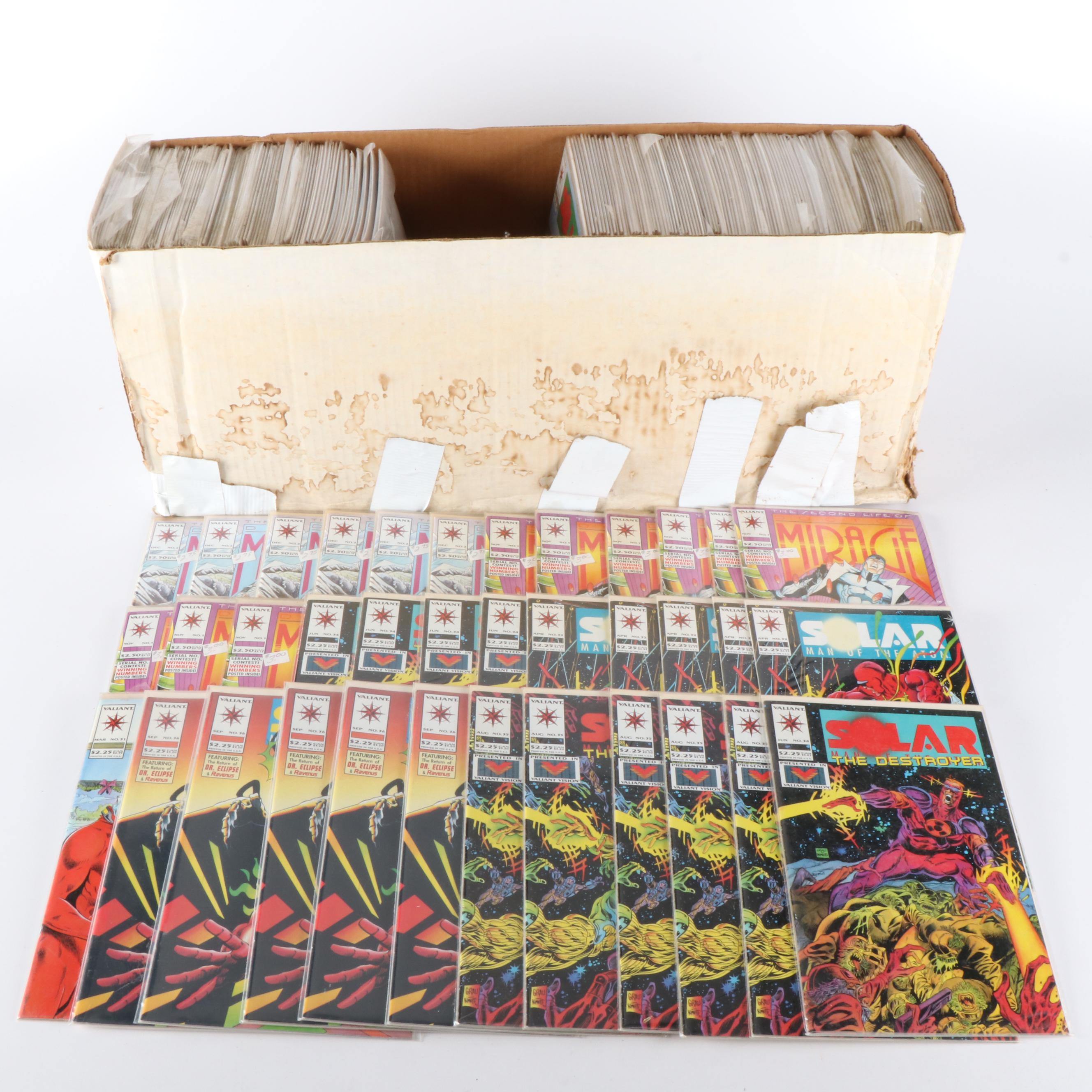 Modern Age "Doctor Mirage" and "Solar" Valiant Comic Books