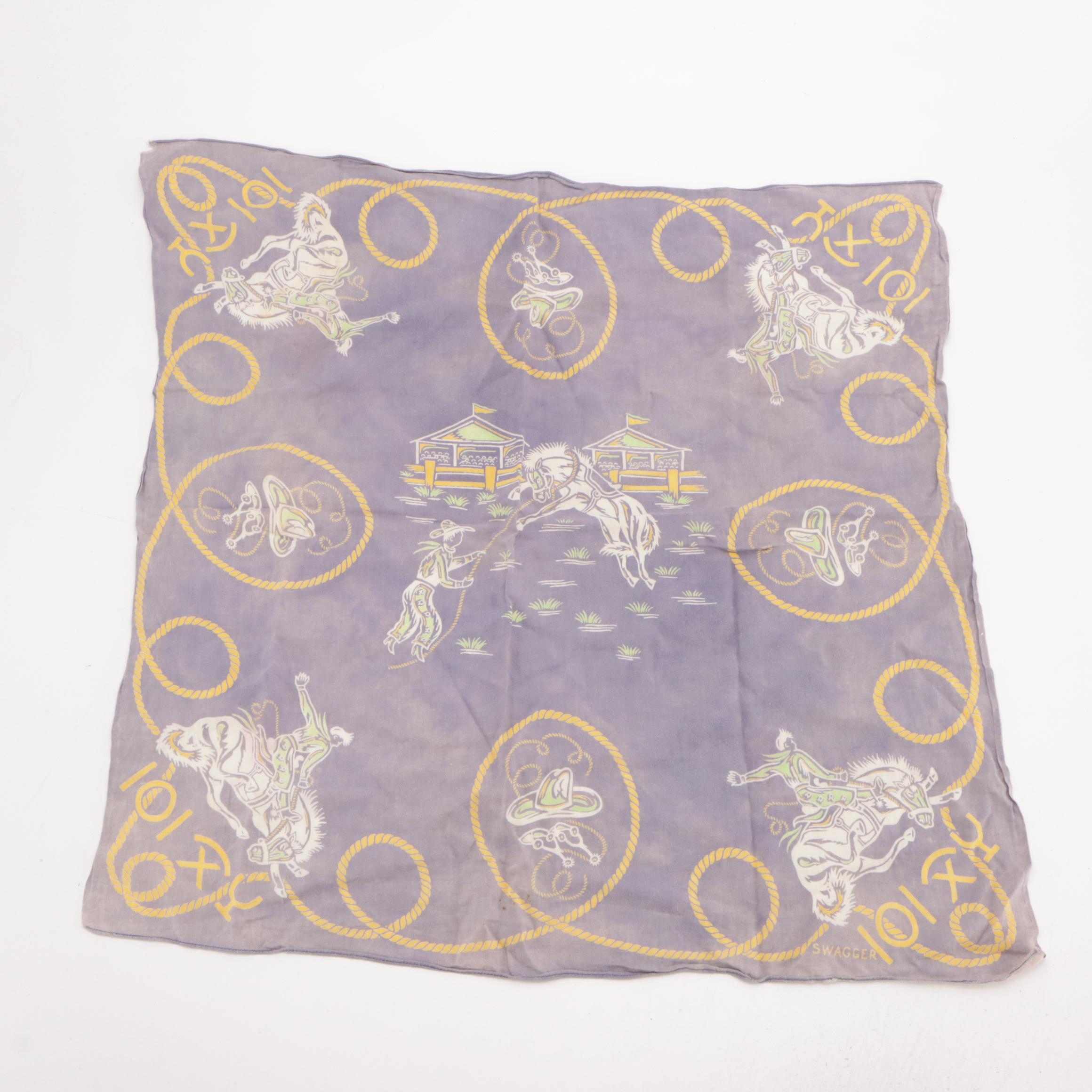 Western-Themed Cotton Scarves