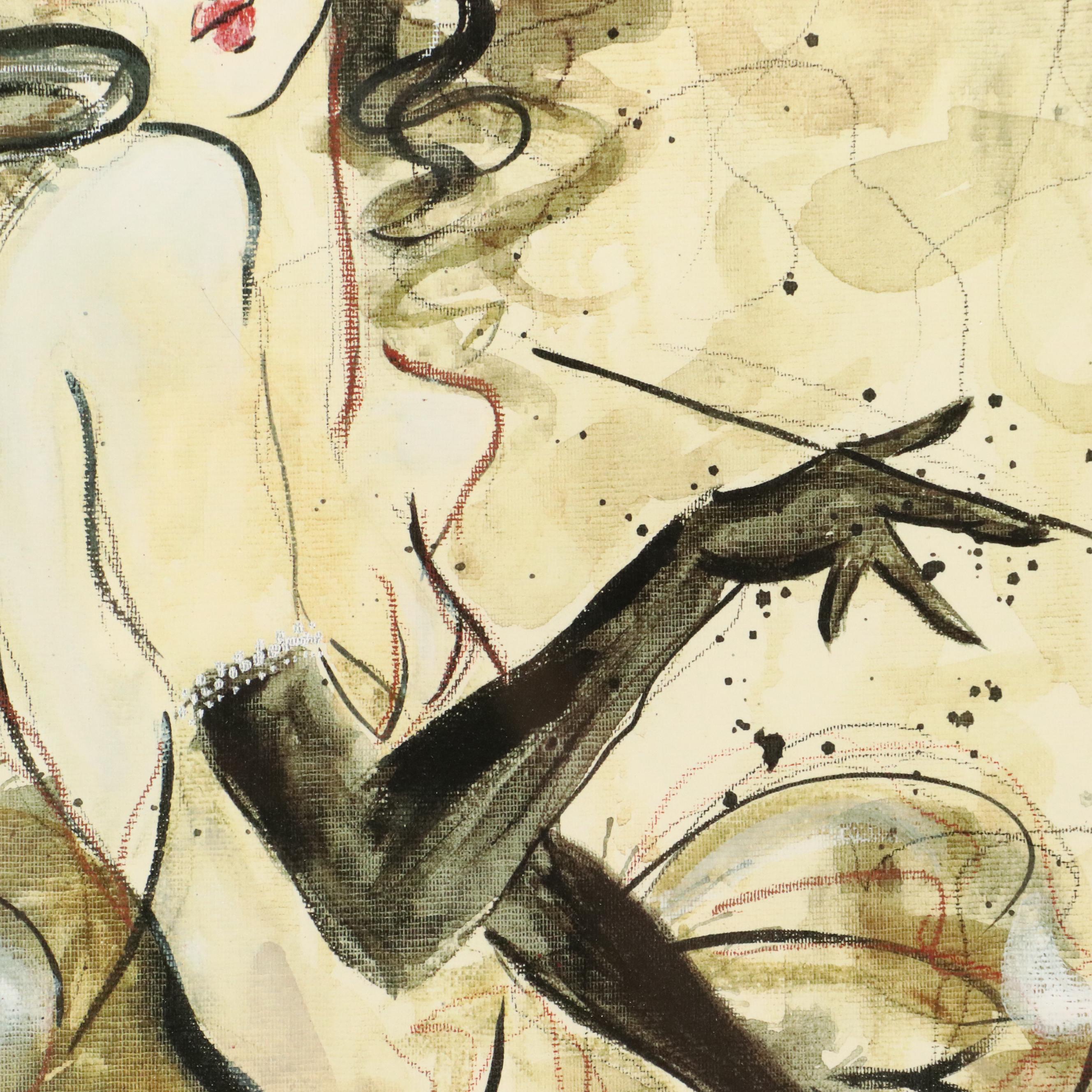 Offset Lithograph "Sophisticated Lady" After Karen Dupre