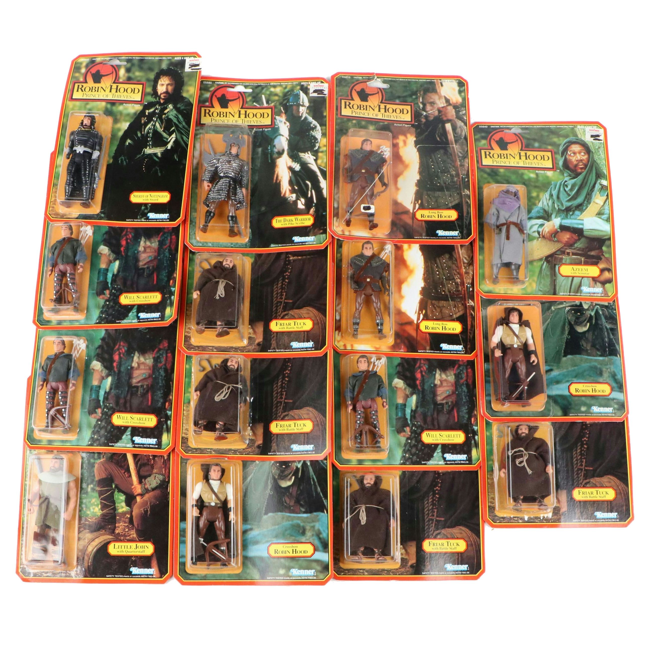 Kenner "Robin Hood Prince of Thieves" Action Figures with Original Packaging