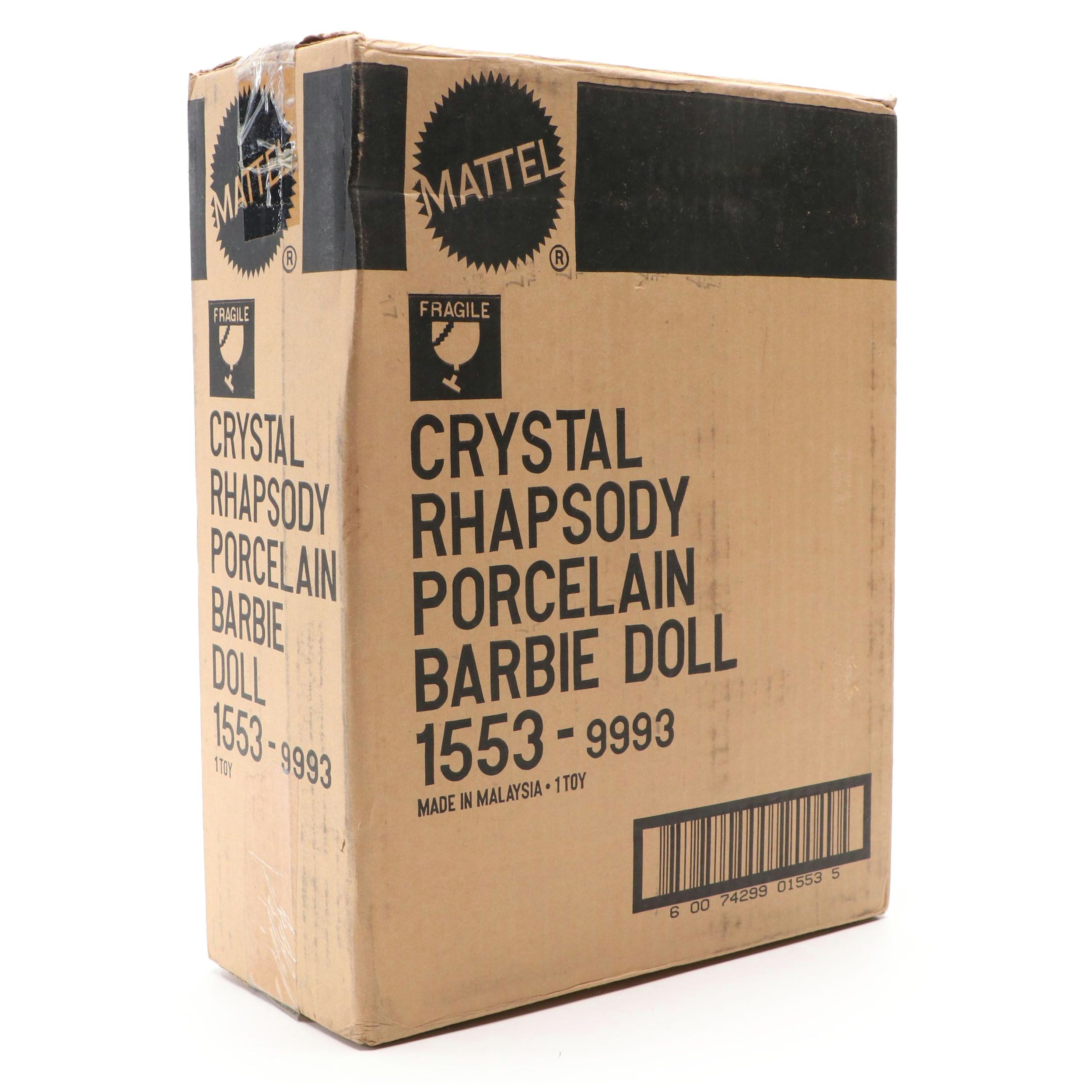 Mattel "Crystal Rhapsody" Porcelain Barbie Doll